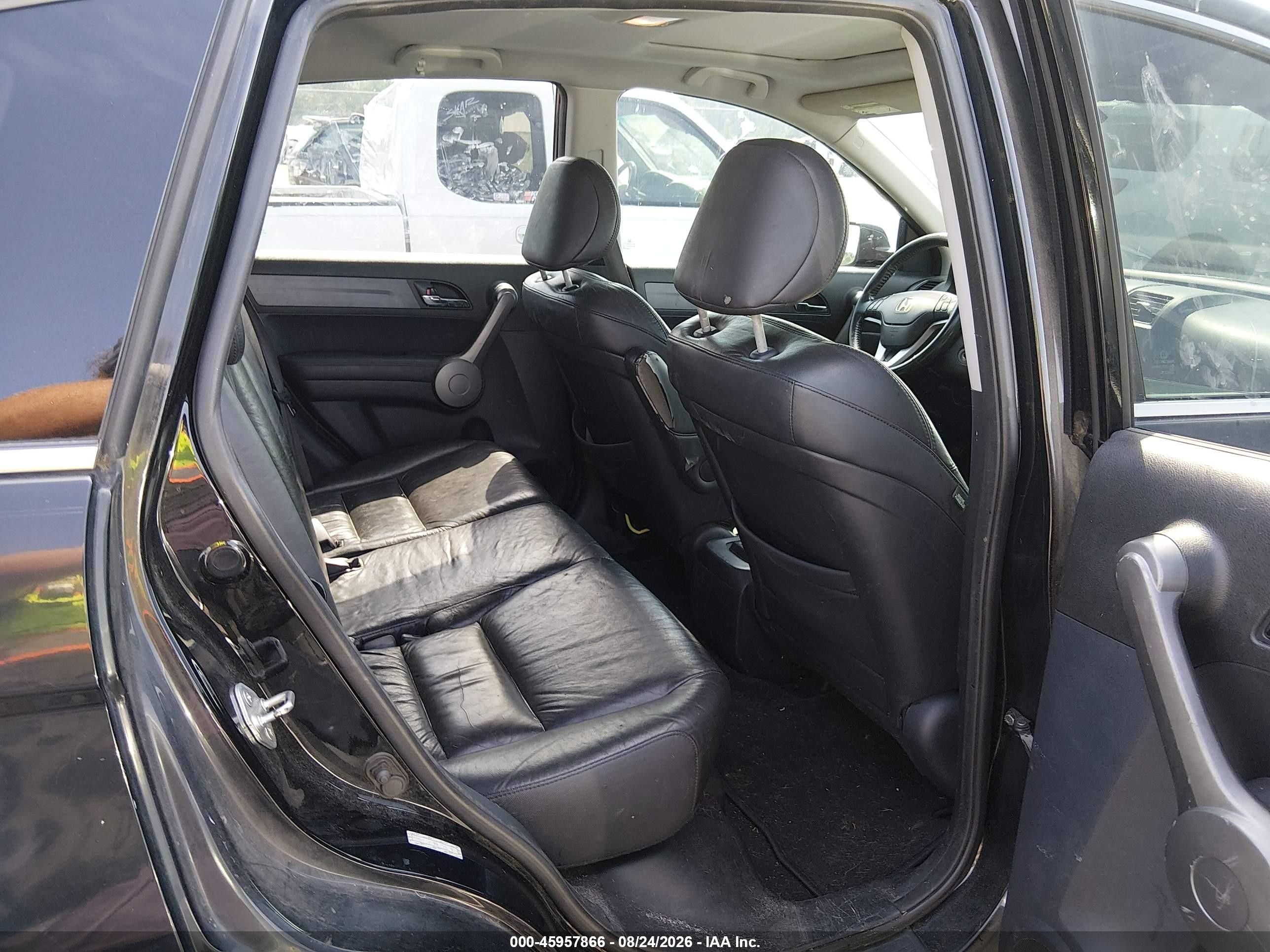 2009 Honda Cr-v Ex-l Black vin: 5J6RE38739L035679