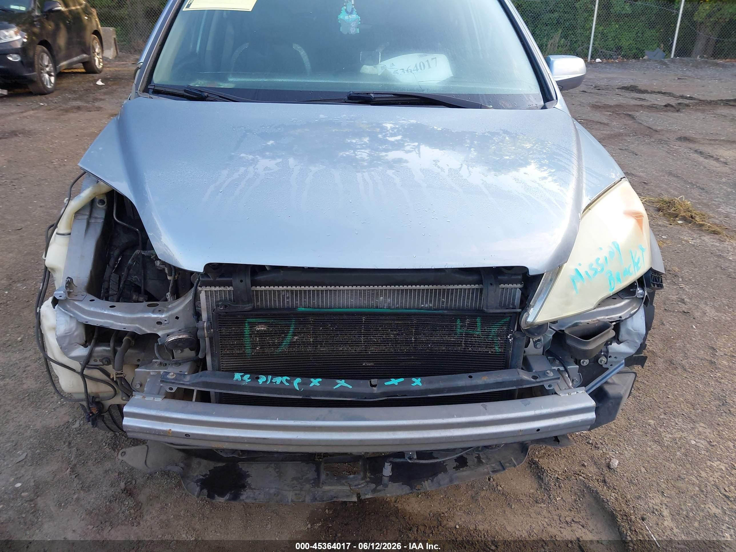 2008 Honda Cr-v Ex-l Light Blue vin: 5J6RE38748L009655