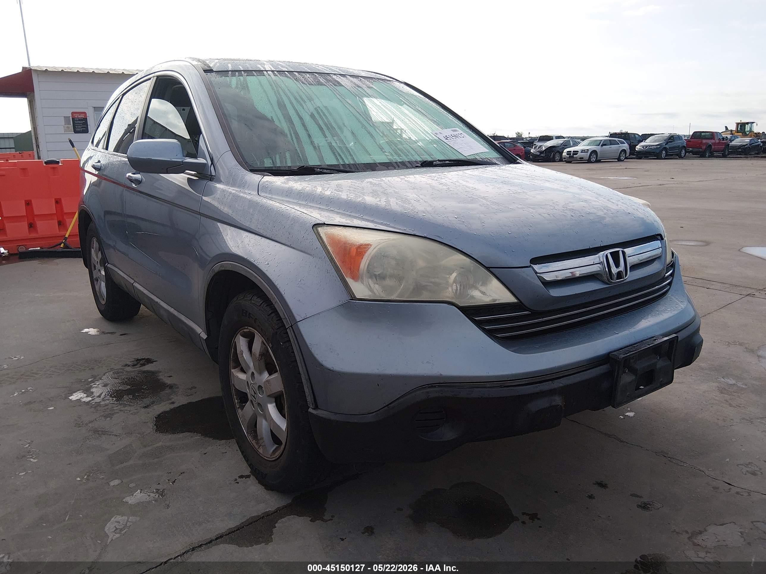 2009 Honda Cr-v Ex-l Light Blue vin: 5J6RE38749L021399