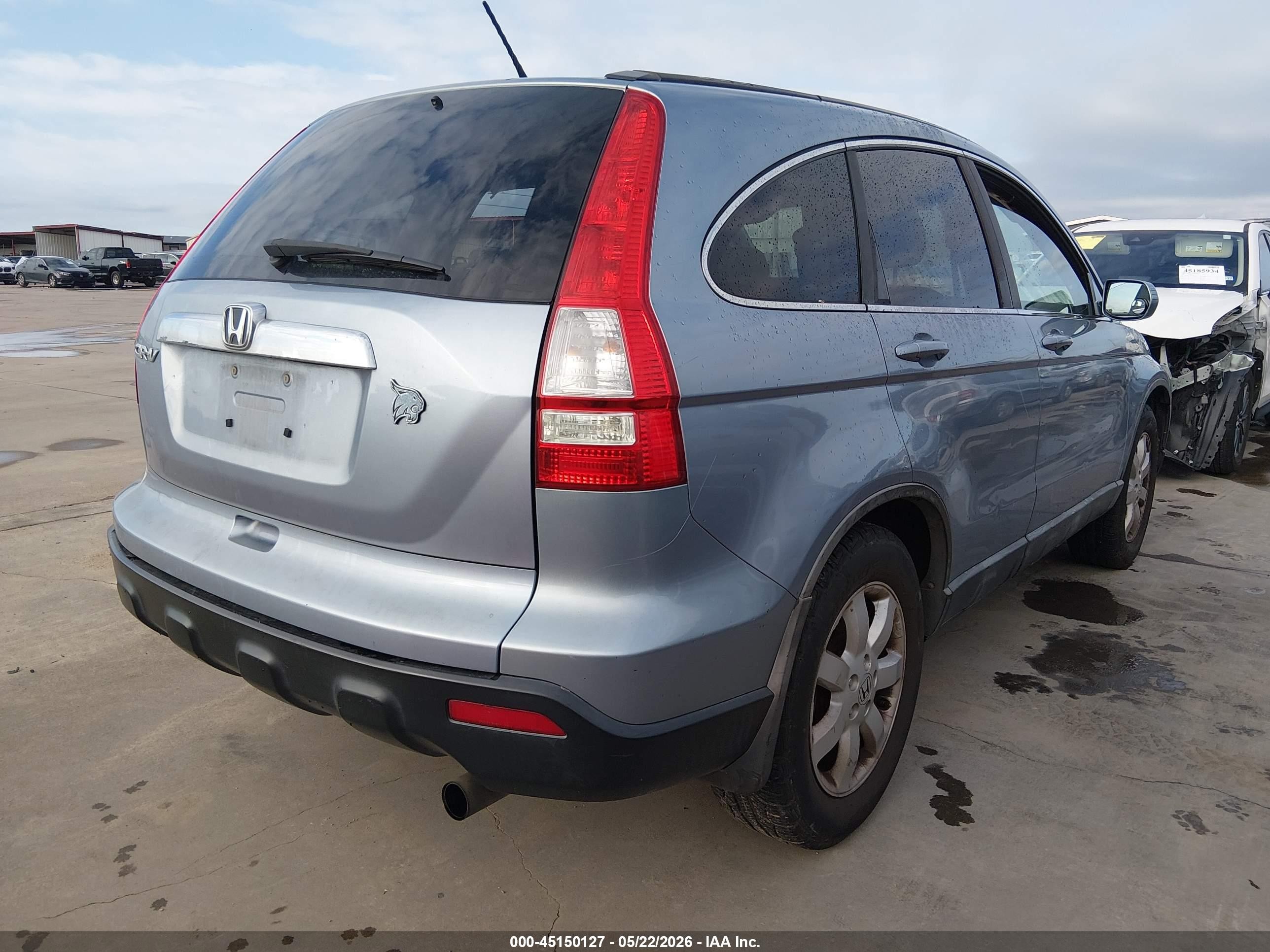 2009 Honda Cr-v Ex-l Light Blue vin: 5J6RE38749L021399