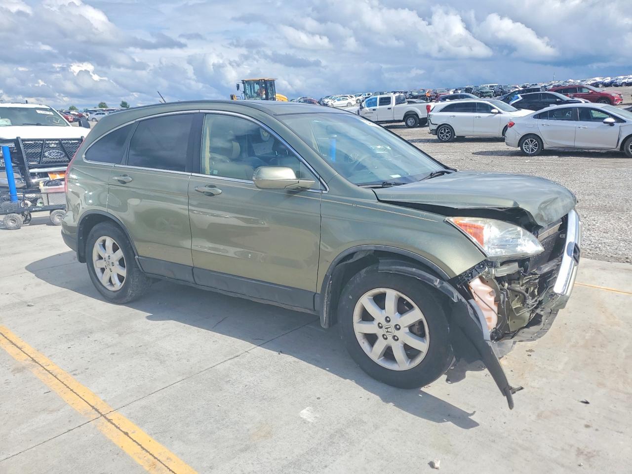 2008 Honda Cr-v Exl Green vin: 5J6RE38758L006103