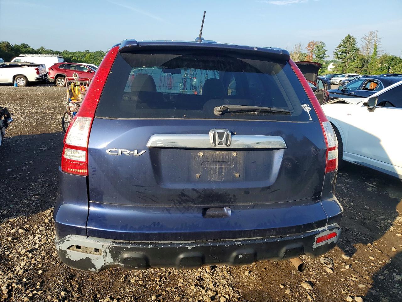 2008 Honda Cr-v Exl Blue vin: 5J6RE38768L001086