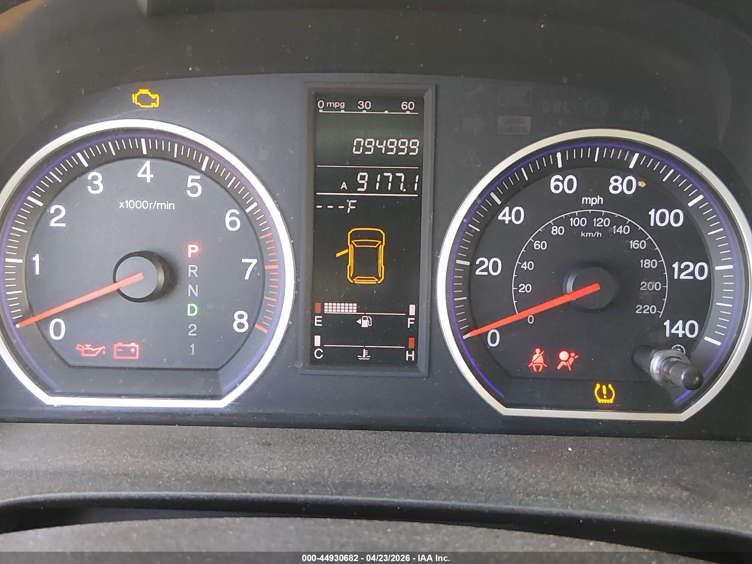 2009 Honda Cr-v Ex-l Gold vin: 5J6RE38769L007195