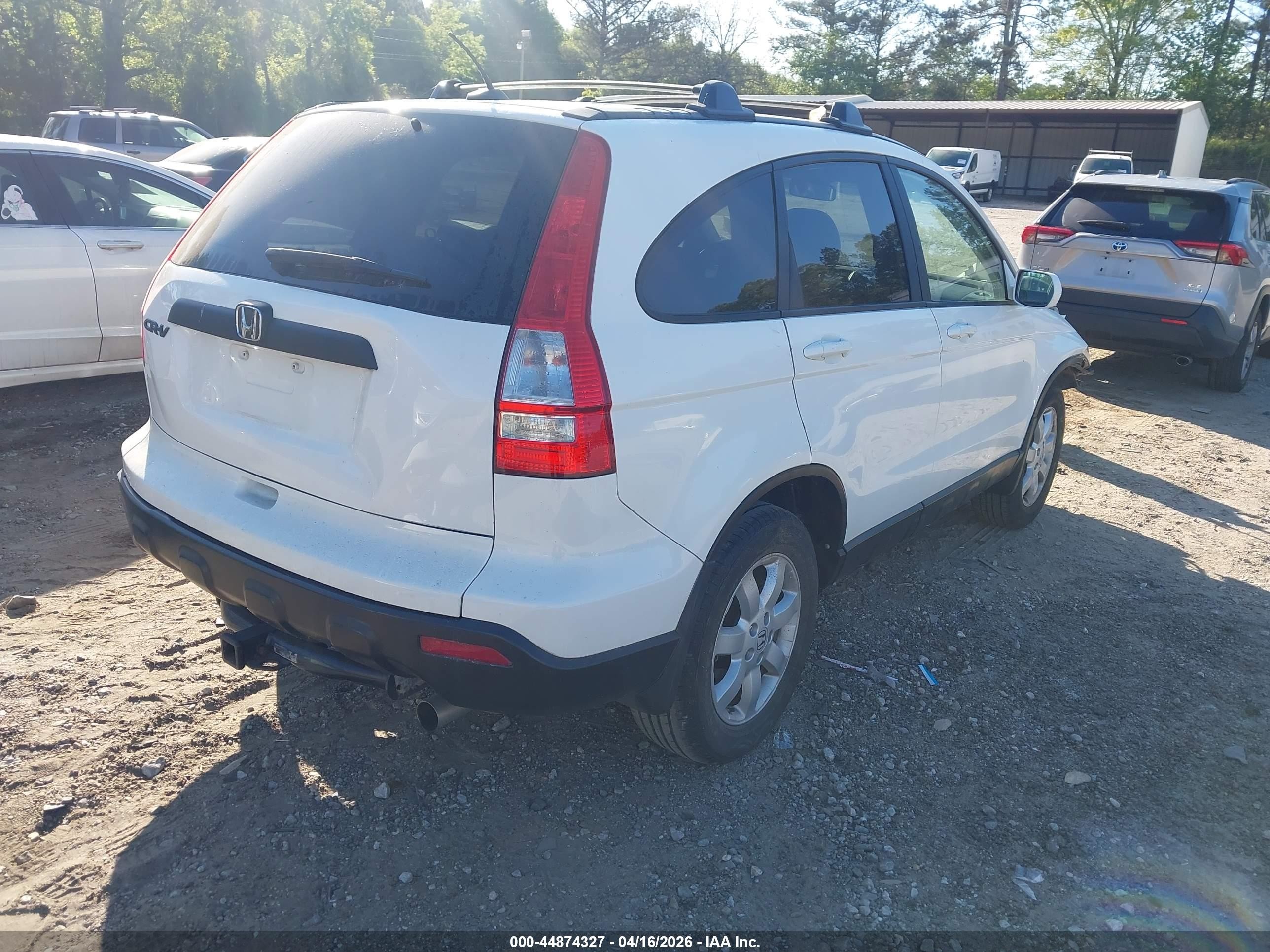 2008 Honda Cr-v Ex-l Белый vin: 5J6RE38778L004286