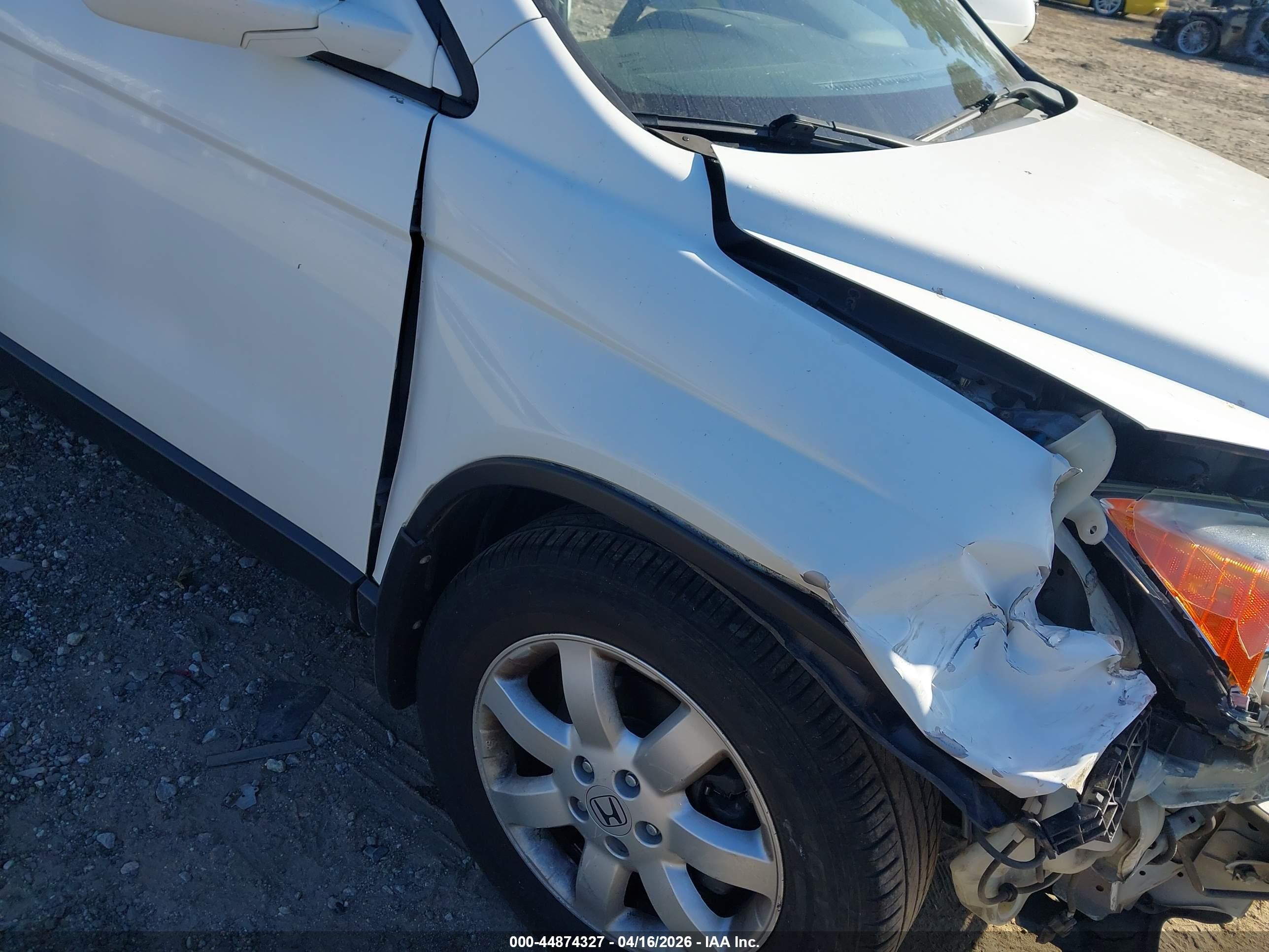 2008 Honda Cr-v Ex-l Белый vin: 5J6RE38778L004286