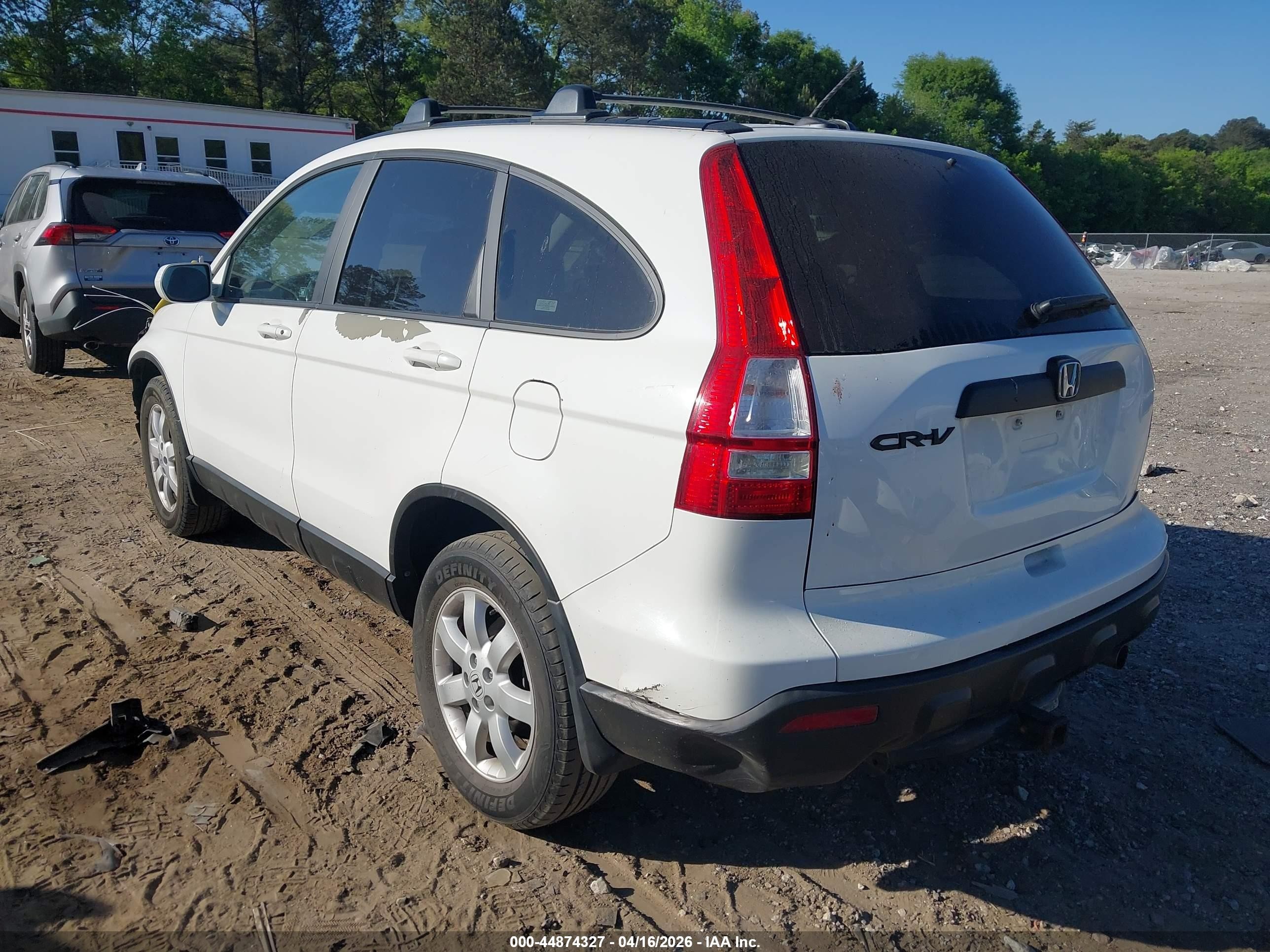 2008 Honda Cr-v Ex-l Белый vin: 5J6RE38778L004286
