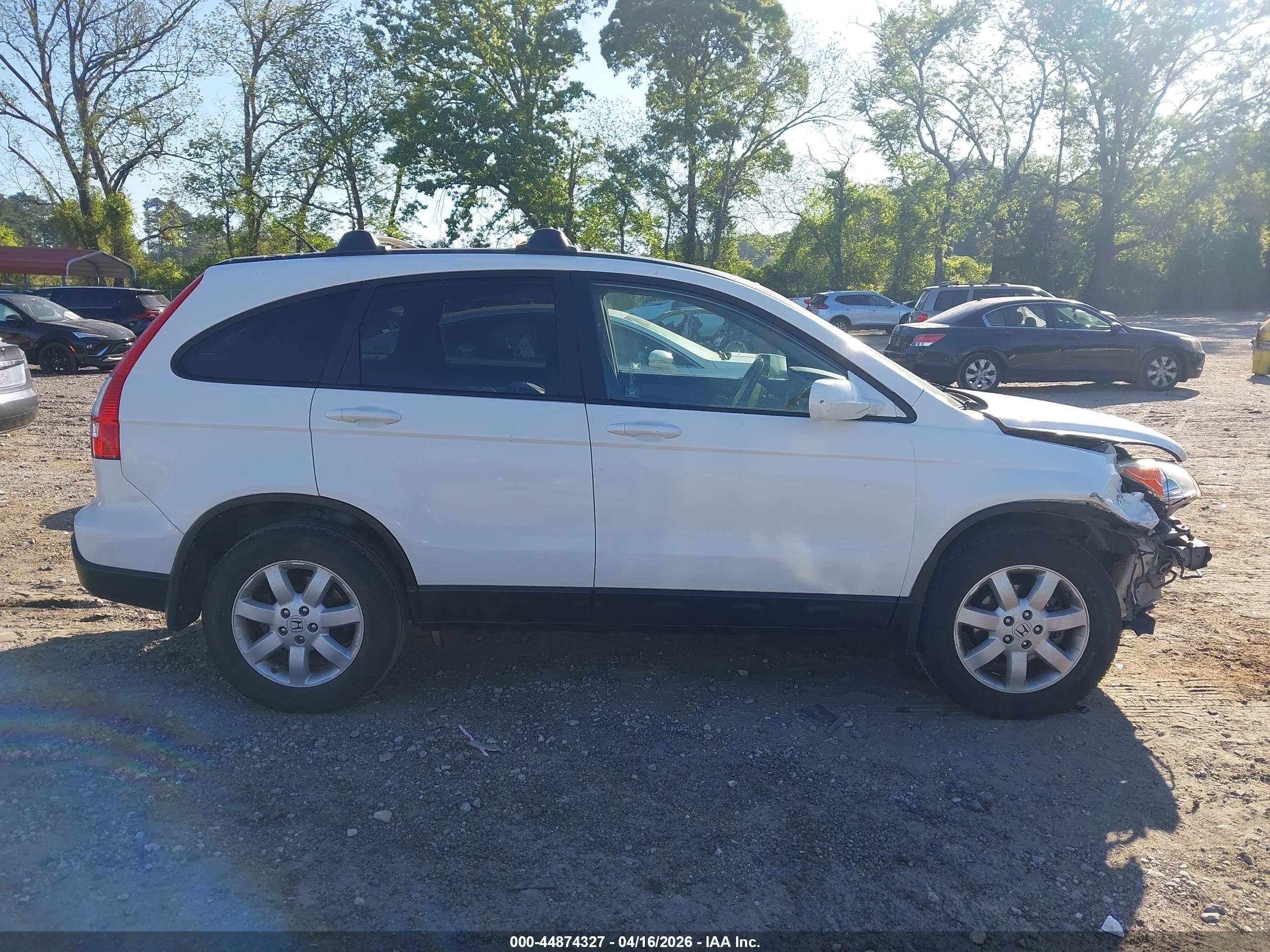 2008 Honda Cr-v Ex-l Белый vin: 5J6RE38778L004286