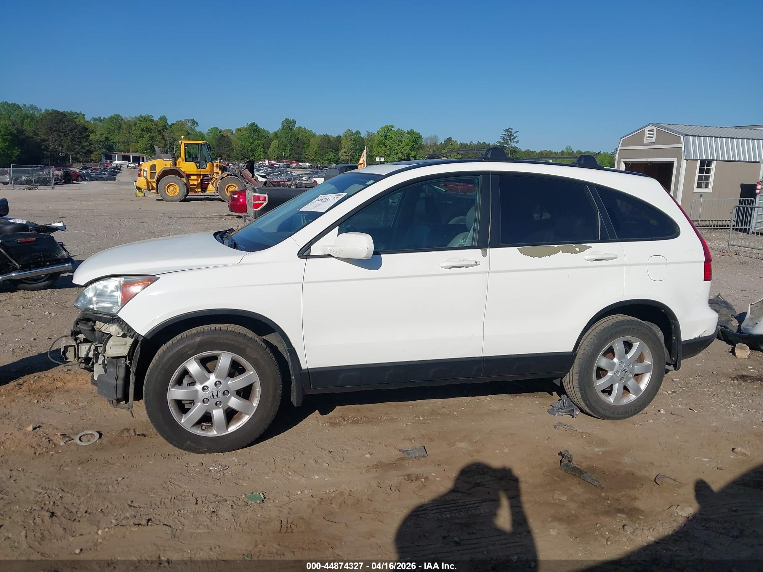 2008 Honda Cr-v Ex-l Белый vin: 5J6RE38778L004286