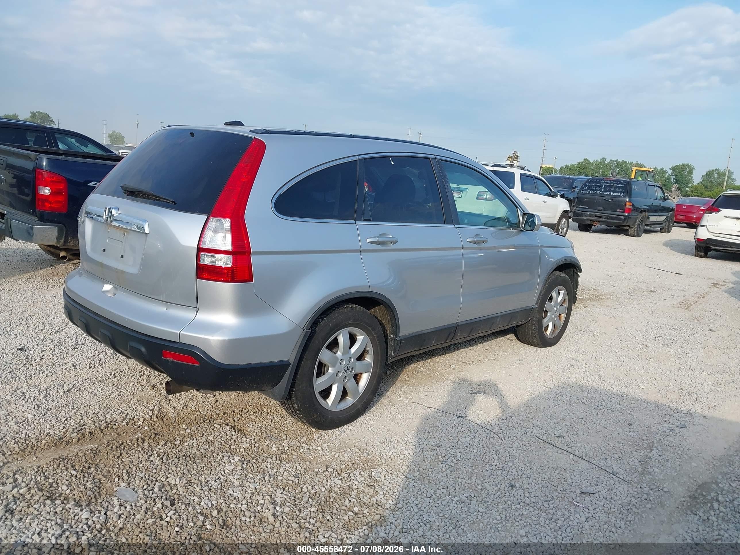 2009 Honda Cr-v Ex-l Silver vin: 5J6RE38779L002653