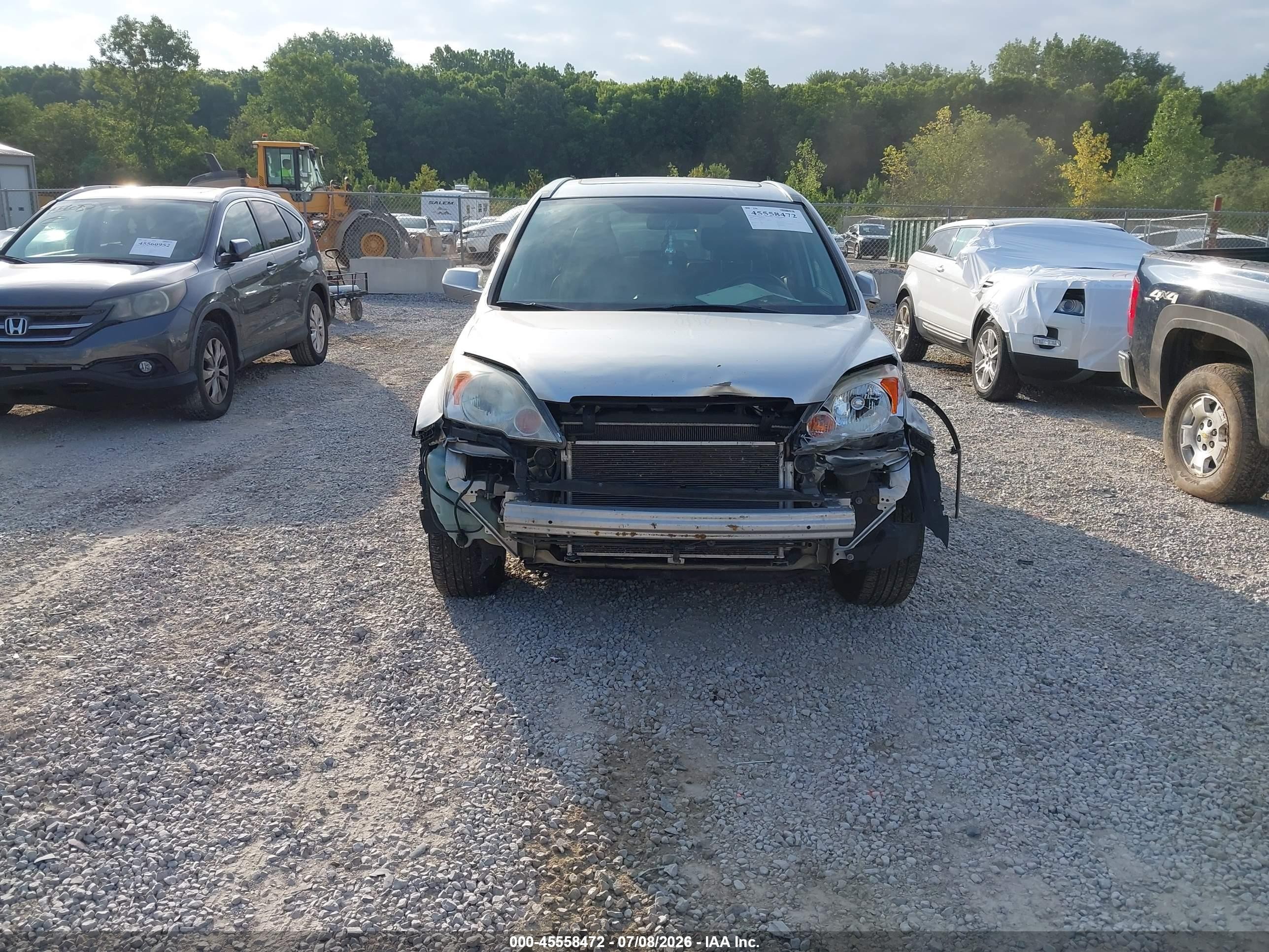 2009 Honda Cr-v Ex-l Silver vin: 5J6RE38779L002653