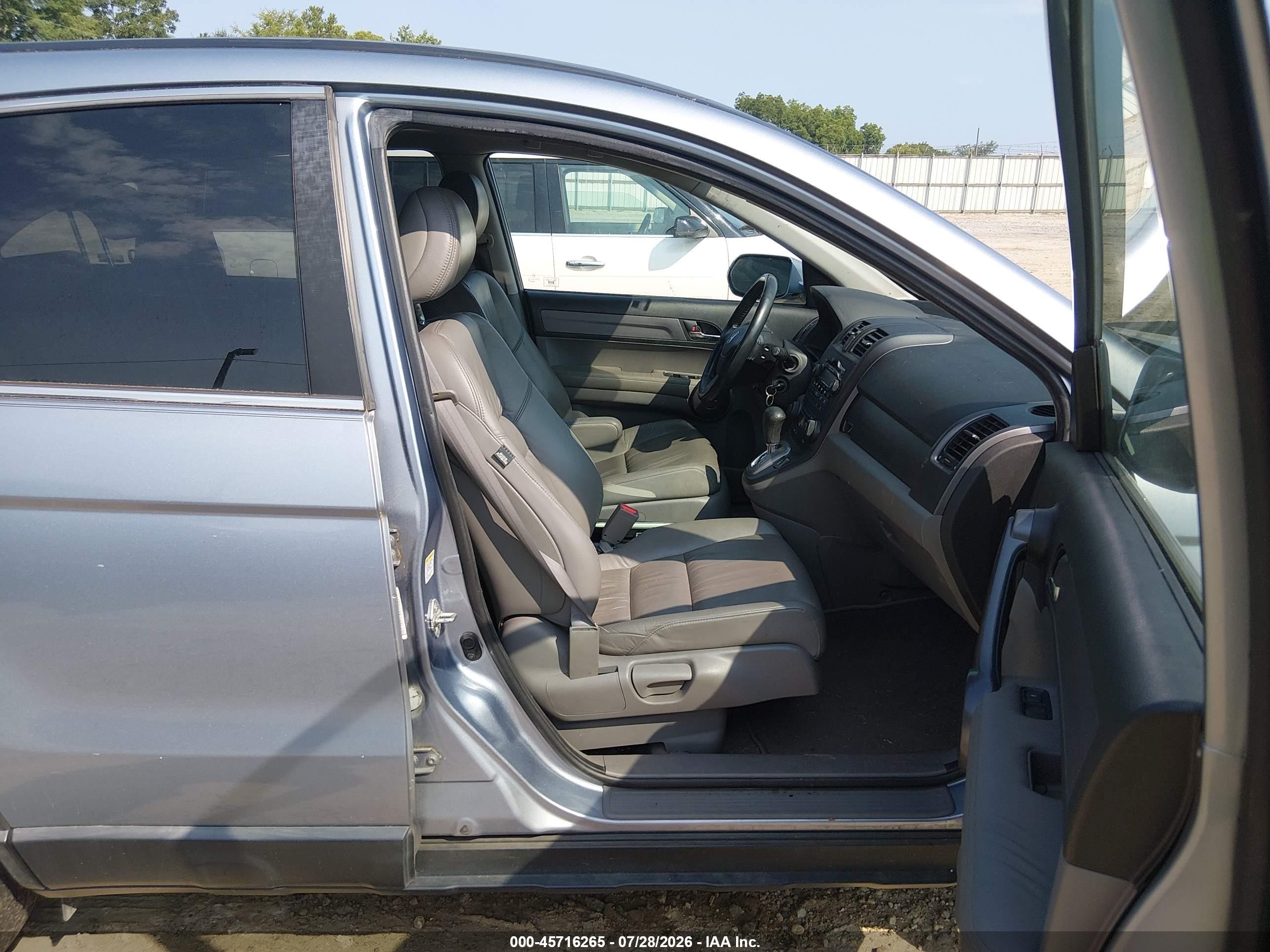 2009 Honda Cr-v Ex-l Blue vin: 5J6RE38779L009411