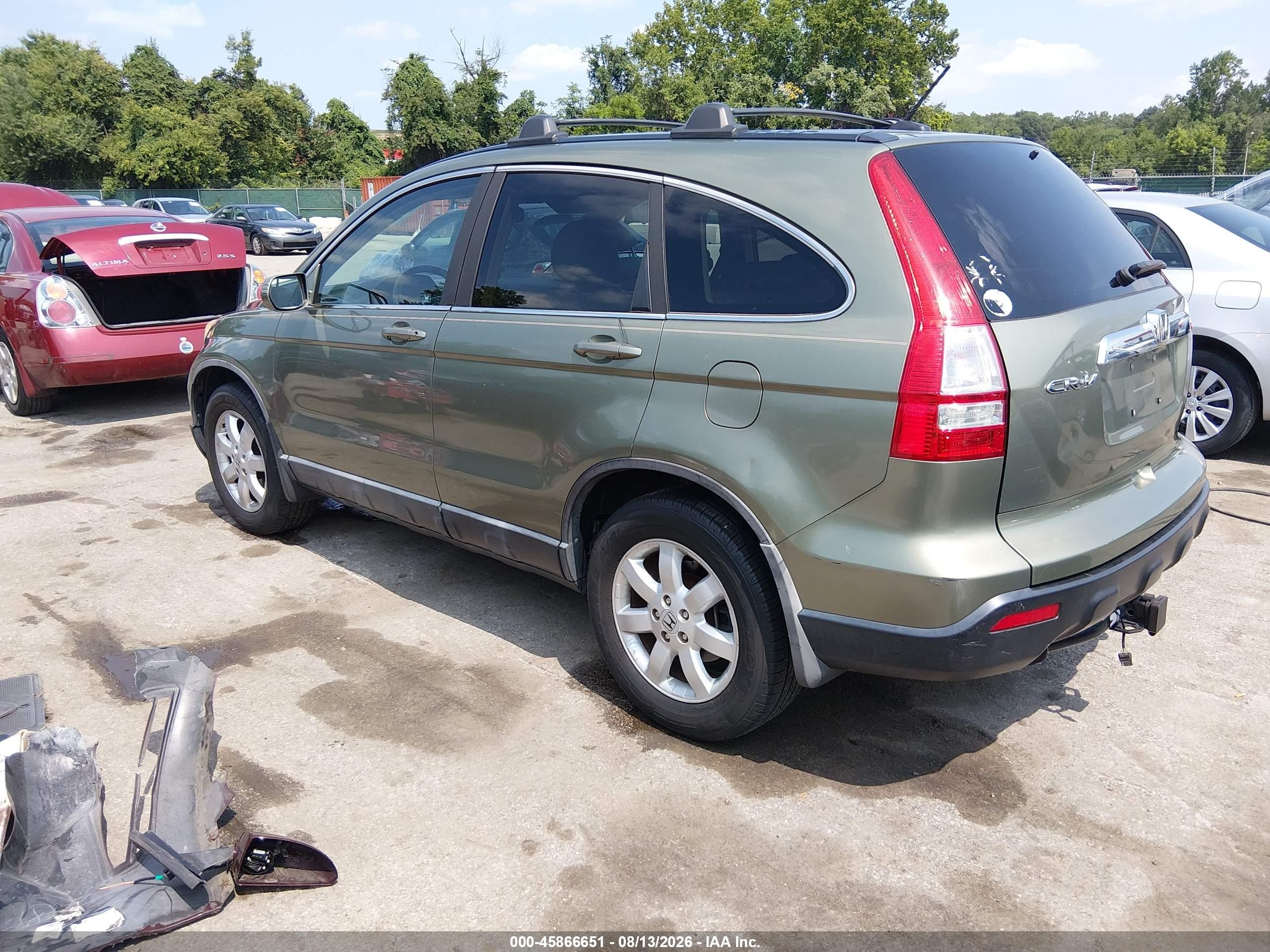 2009 Honda Cr-v Ex-l Золотой vin: 5J6RE38779L013023