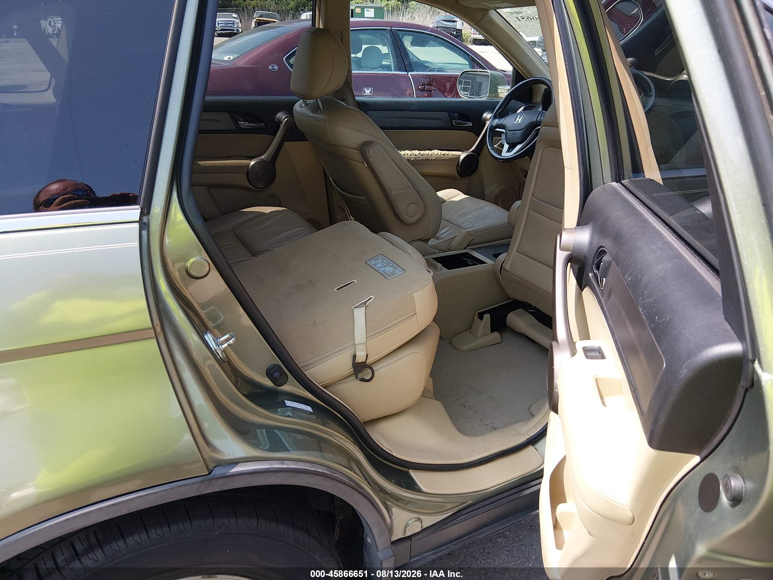 2009 Honda Cr-v Ex-l Золотой vin: 5J6RE38779L013023