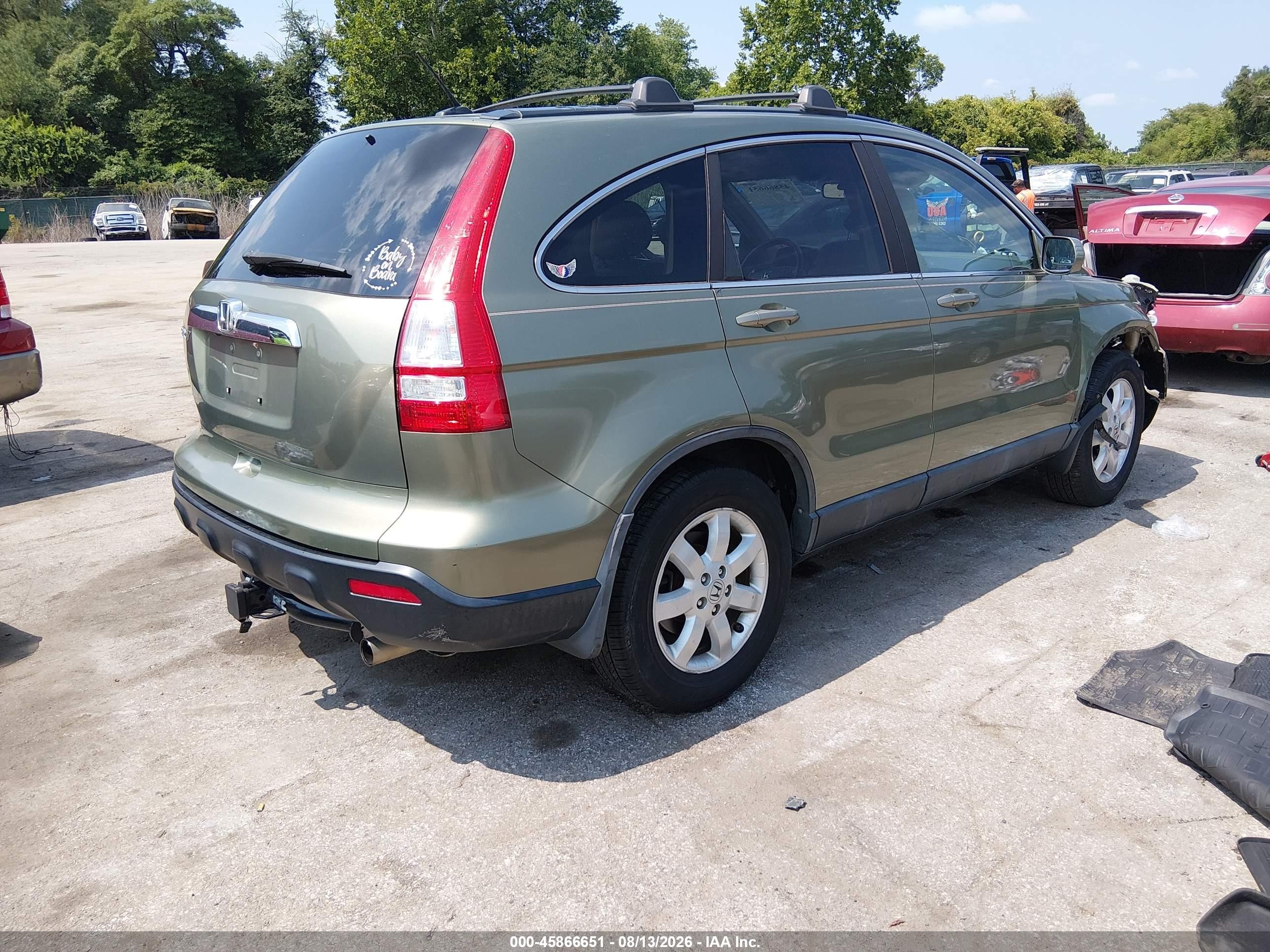 2009 Honda Cr-v Ex-l Золотой vin: 5J6RE38779L013023