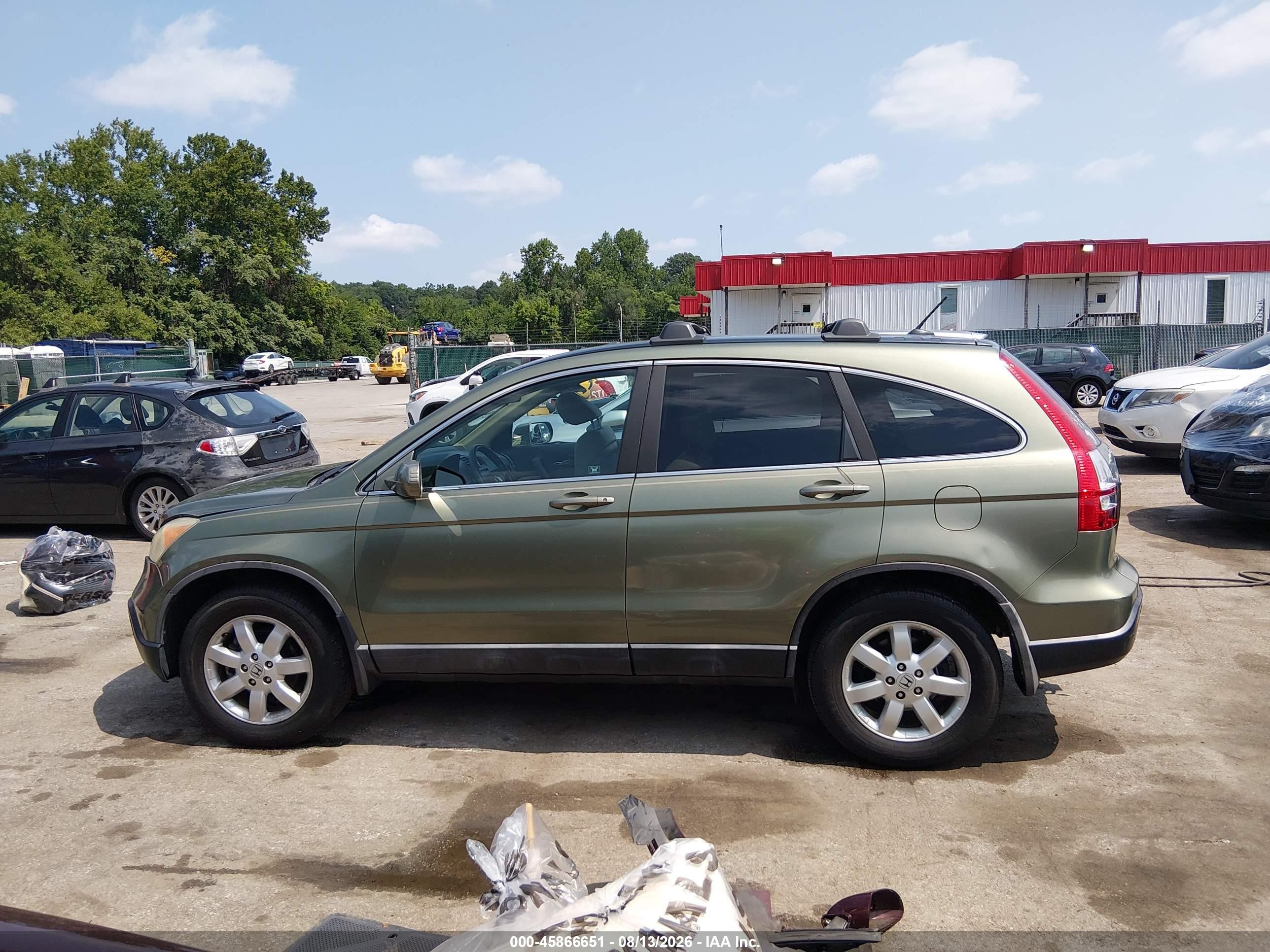 2009 Honda Cr-v Ex-l Золотой vin: 5J6RE38779L013023