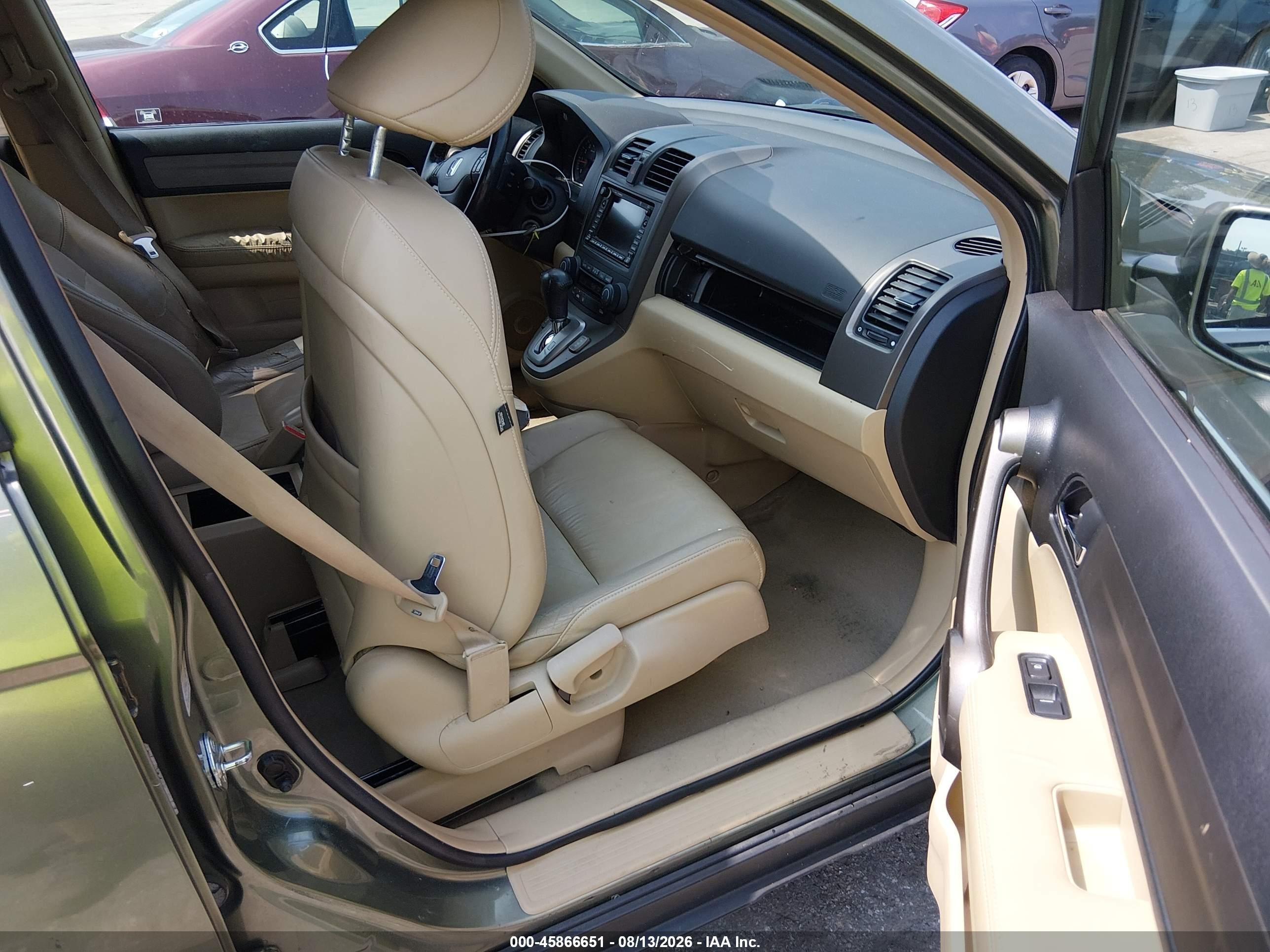 2009 Honda Cr-v Ex-l Золотой vin: 5J6RE38779L013023