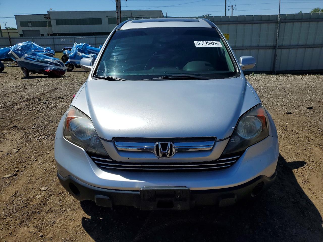 2009 Honda Cr-v Exl Silver vin: 5J6RE38779L022935