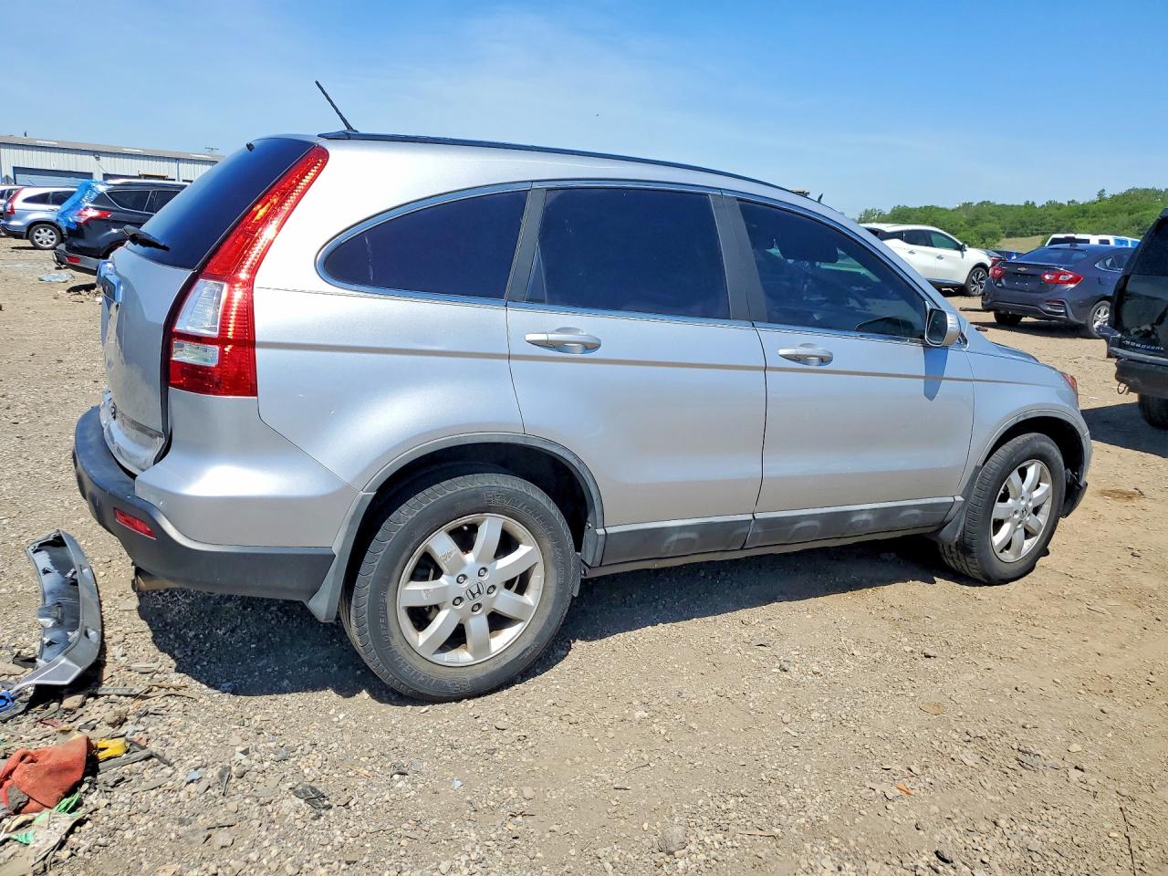 2009 Honda Cr-v Exl Silver vin: 5J6RE38779L022935