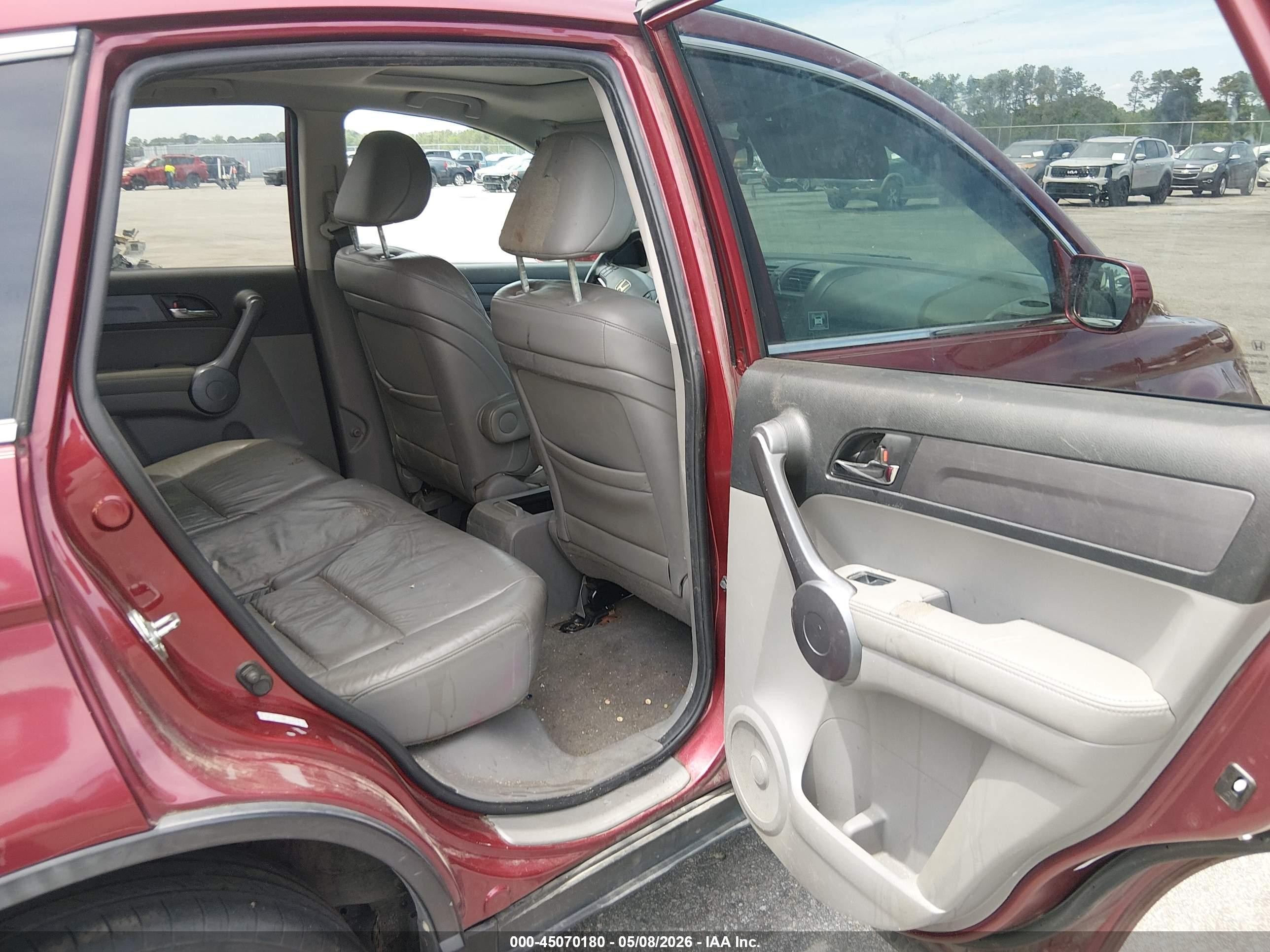 2008 Honda Cr-v Ex-l Бордовый vin: 5J6RE38788L004958