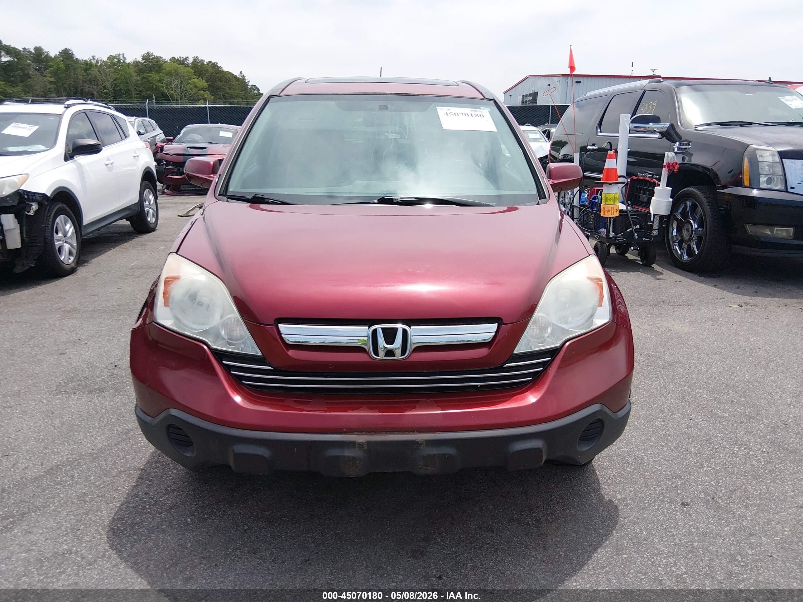 2008 Honda Cr-v Ex-l Бордовый vin: 5J6RE38788L004958