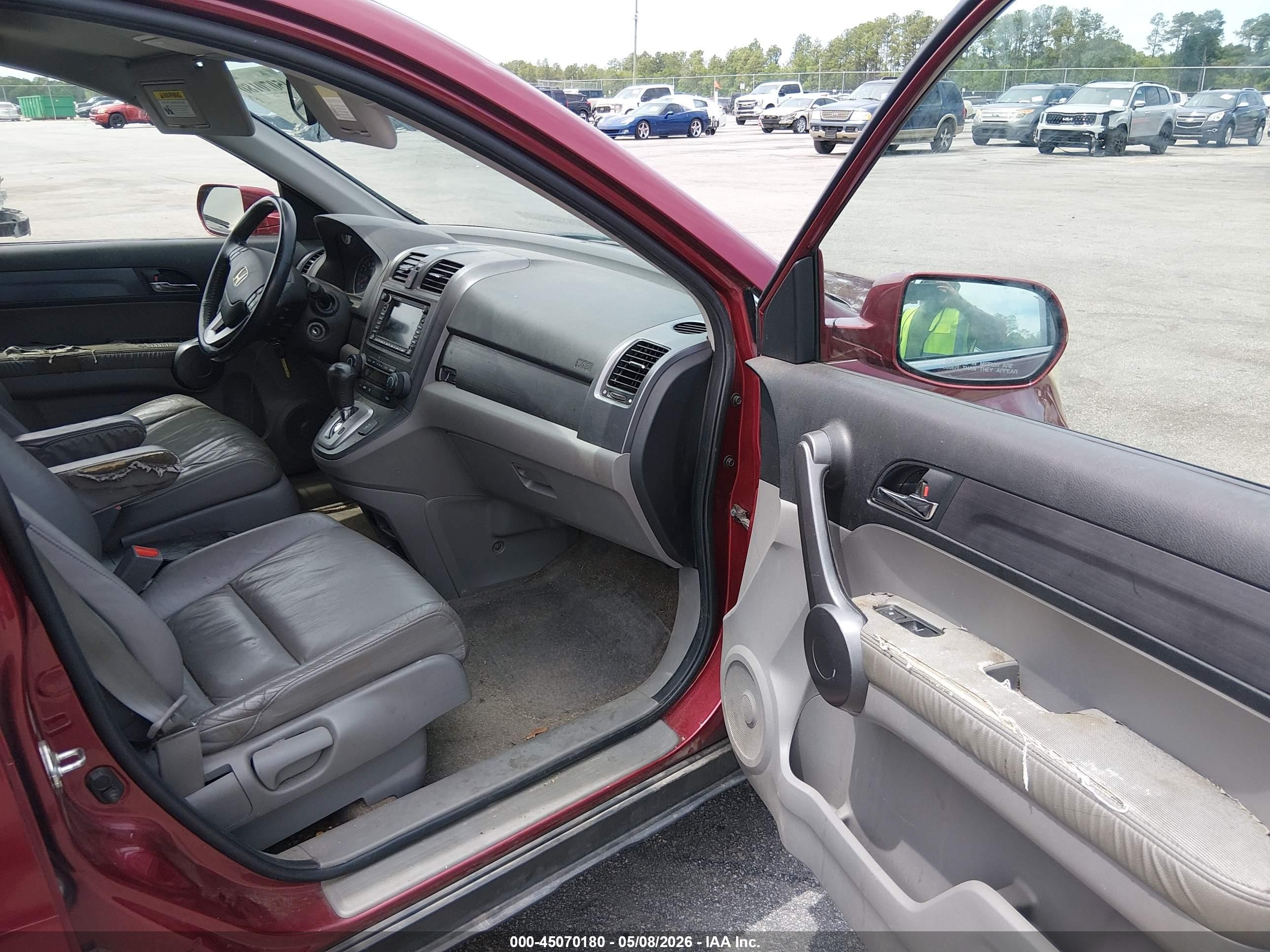 2008 Honda Cr-v Ex-l Бордовый vin: 5J6RE38788L004958