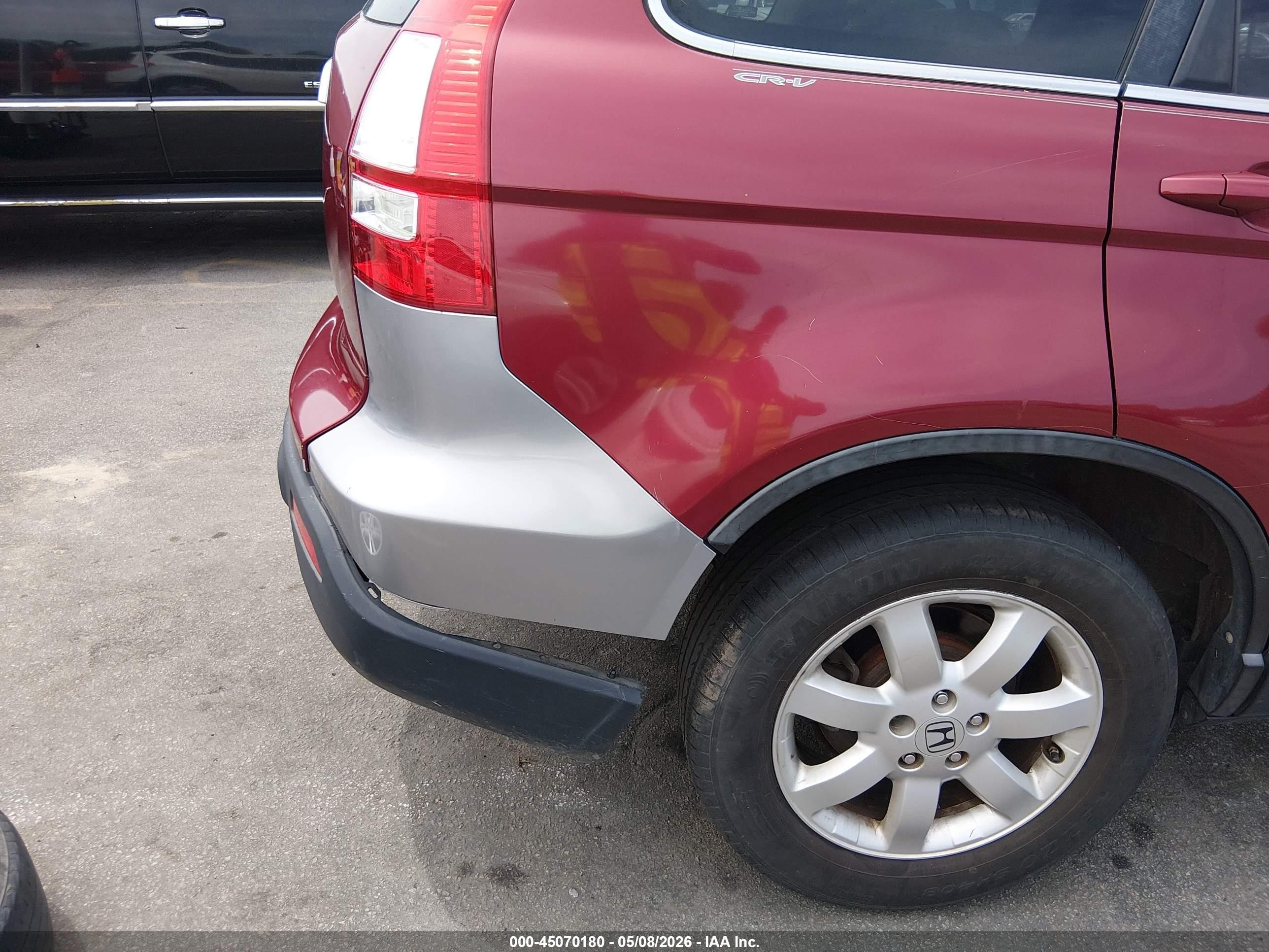 2008 Honda Cr-v Ex-l Бордовый vin: 5J6RE38788L004958