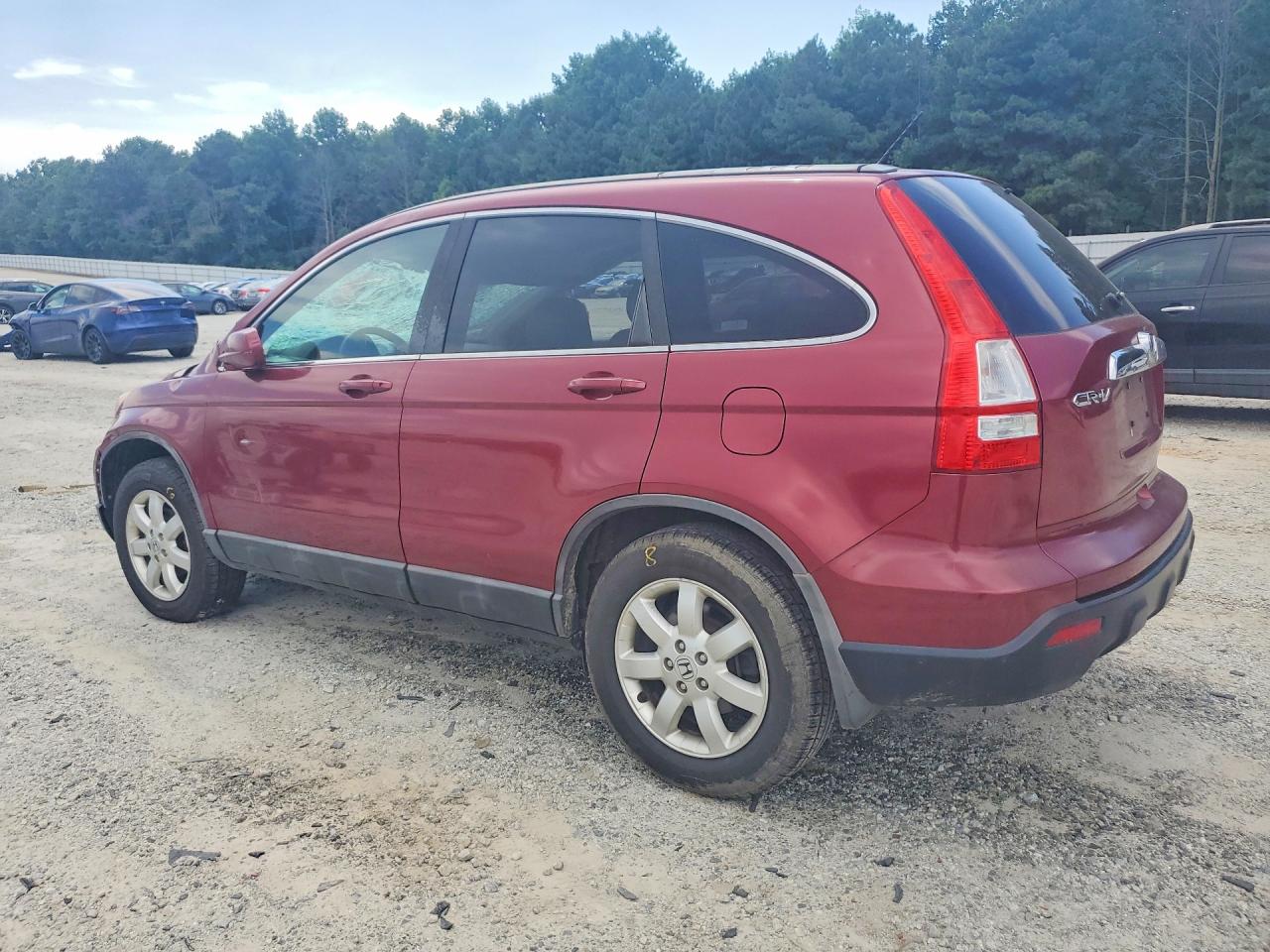 2009 Honda Cr-v Exl Red vin: 5J6RE38789L001463