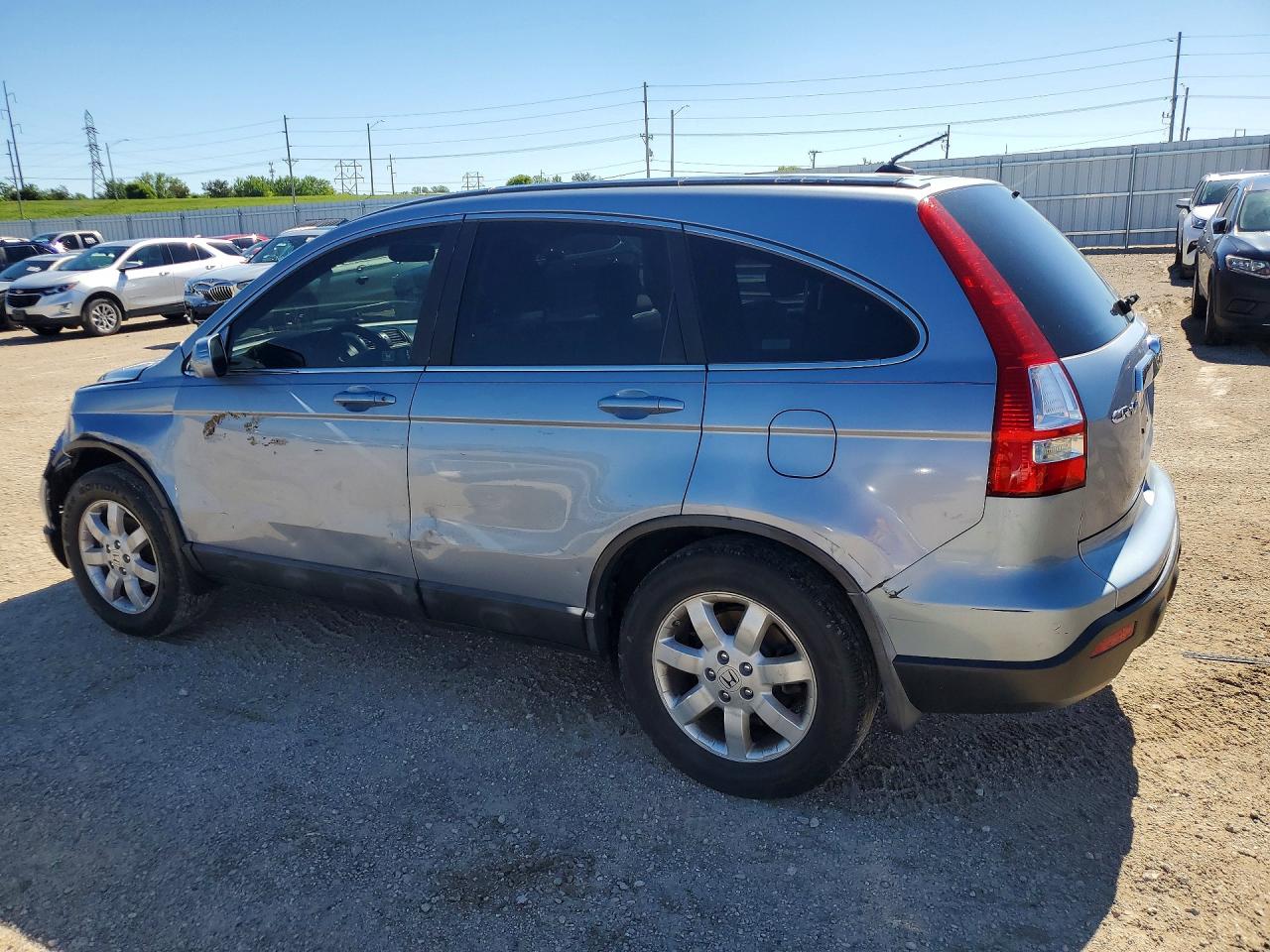 2008 Honda Cr-v Exl Blue vin: 5J6RE38798L006444