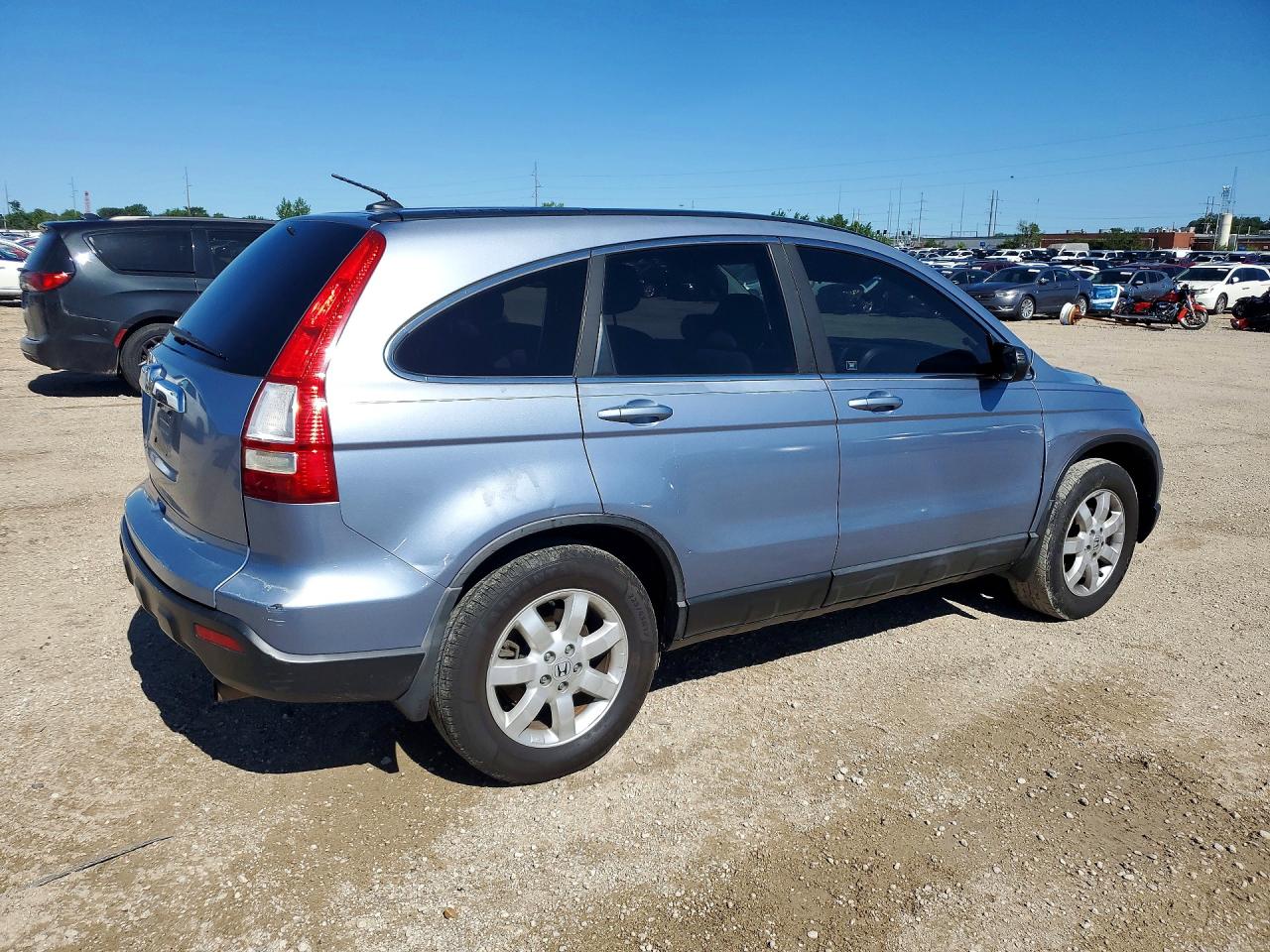 2008 Honda Cr-v Exl Blue vin: 5J6RE38798L006444