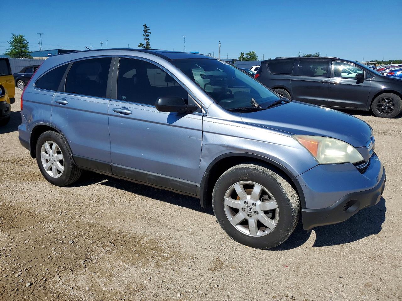 2008 Honda Cr-v Exl Blue vin: 5J6RE38798L006444