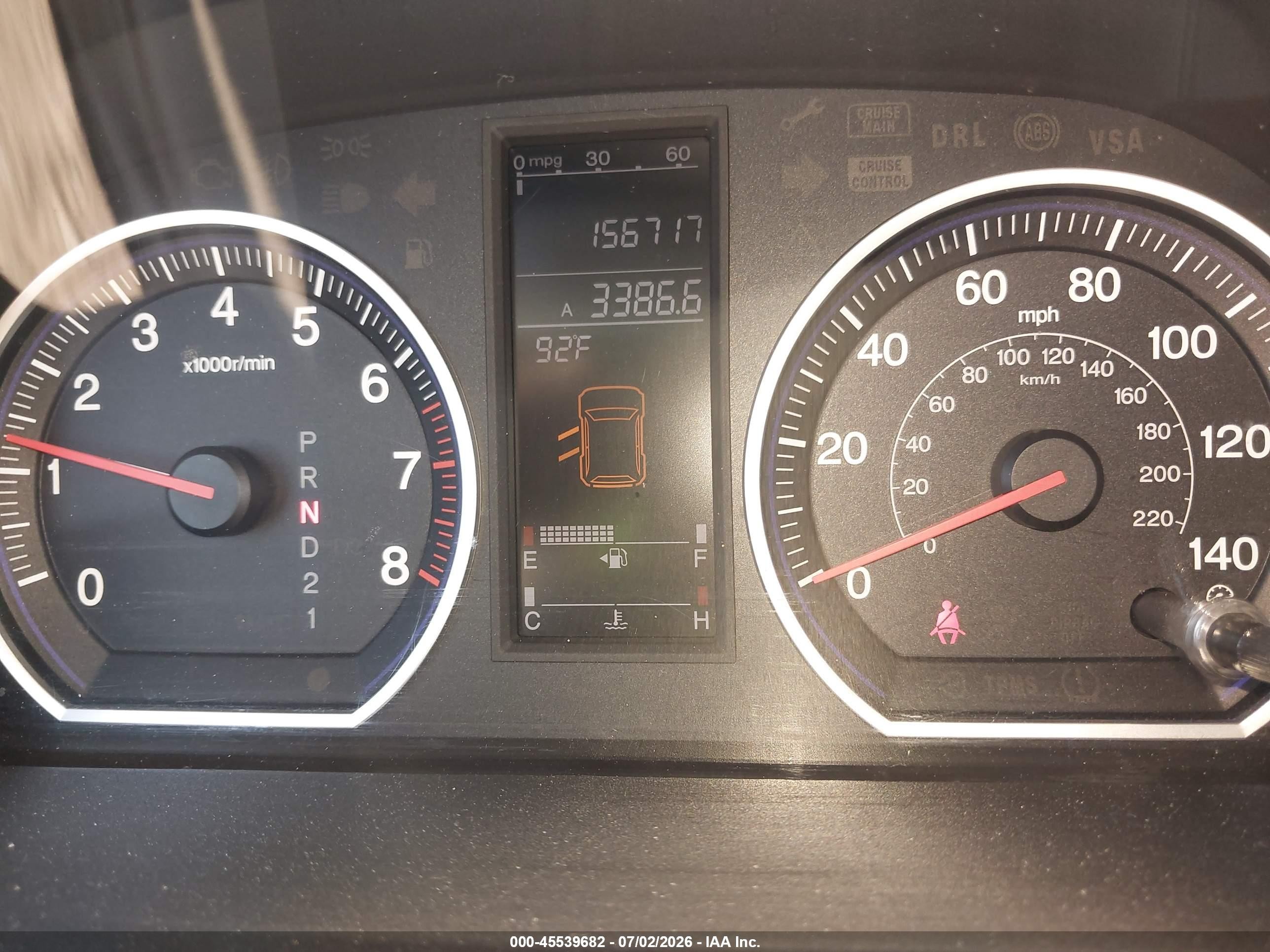 2009 Honda Cr-v Ex-l Red vin: 5J6RE387X9L019317