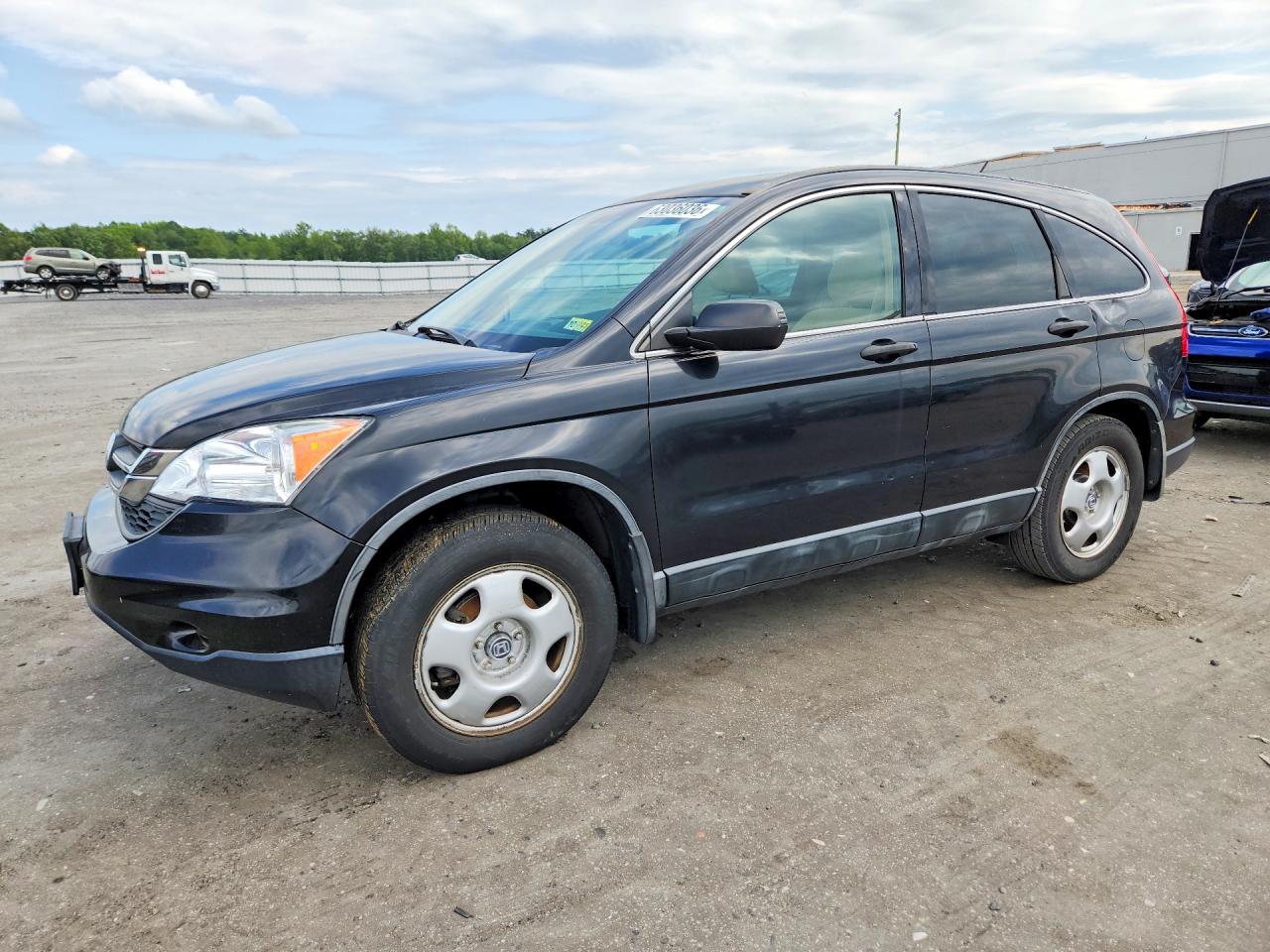 2010 Honda Cr-v Lx Black vin: 5J6RE3H30AL020445