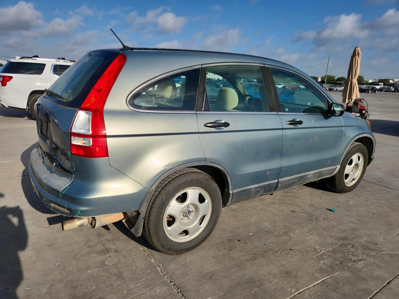 2010 Honda Cr-v Lx Turquoise vin: 5J6RE3H30AL025001