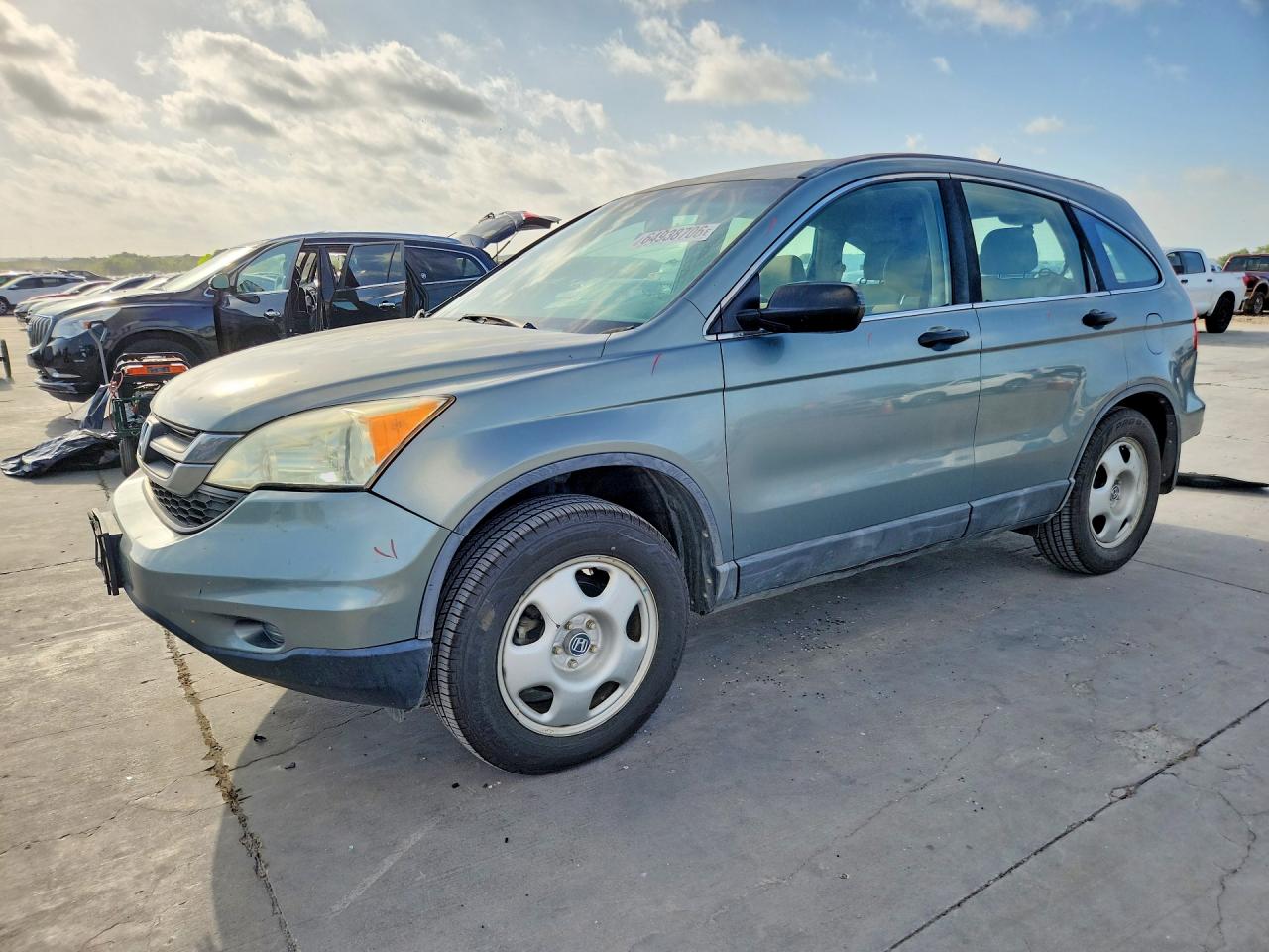 2010 Honda Cr-v Lx Turquoise vin: 5J6RE3H30AL025001