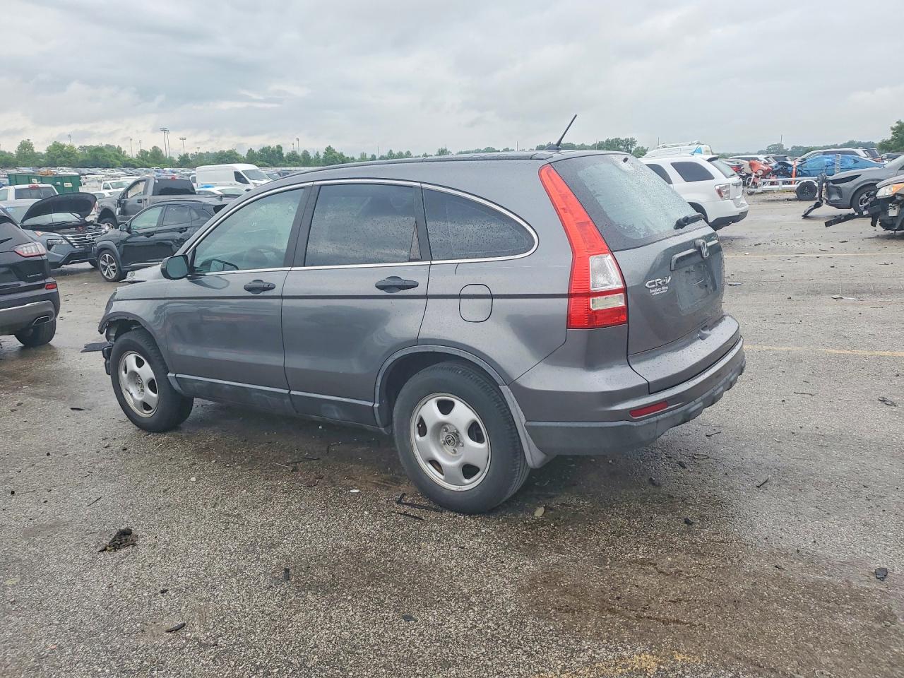 2010 Honda Cr-v Lx Gray vin: 5J6RE3H30AL027203