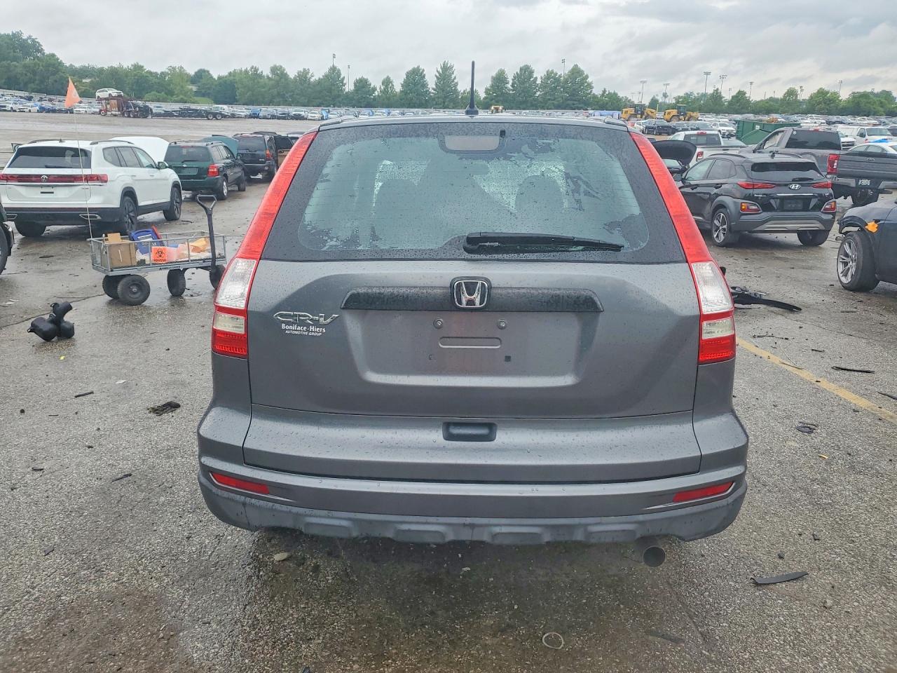 2010 Honda Cr-v Lx Gray vin: 5J6RE3H30AL027203