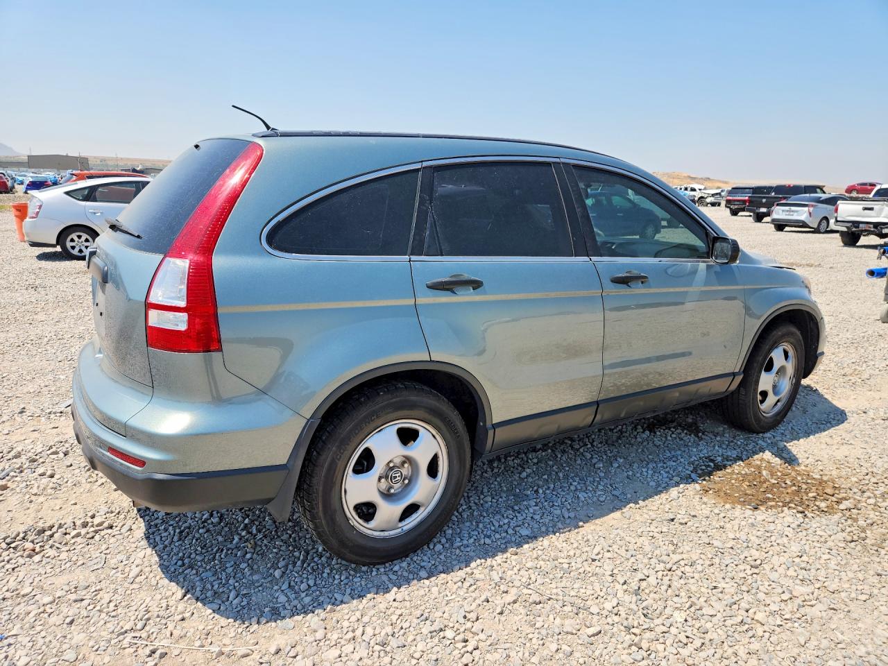 2010 Honda Cr-v Lx Blue vin: 5J6RE3H30AL036497
