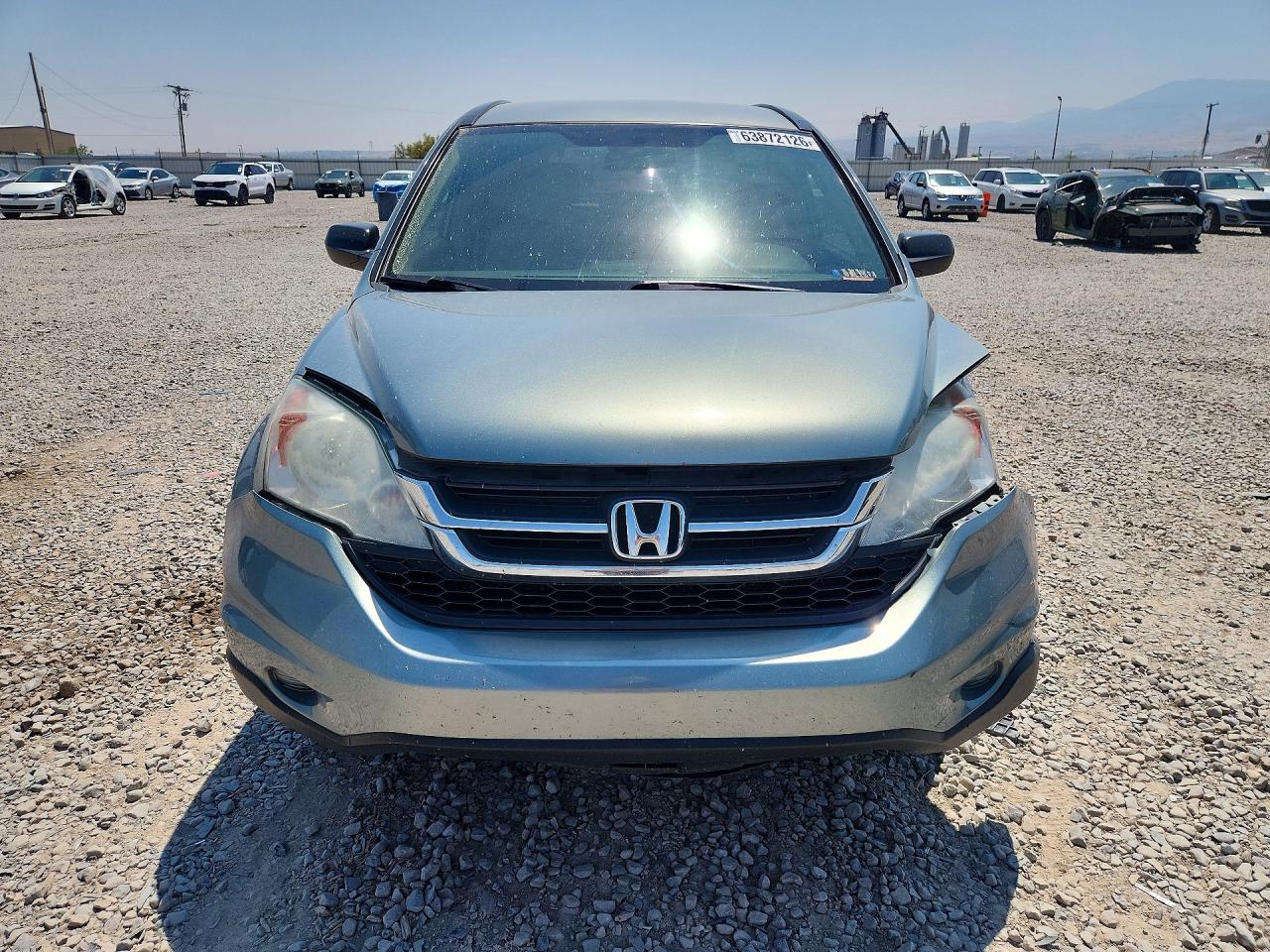 2010 Honda Cr-v Lx Blue vin: 5J6RE3H30AL036497