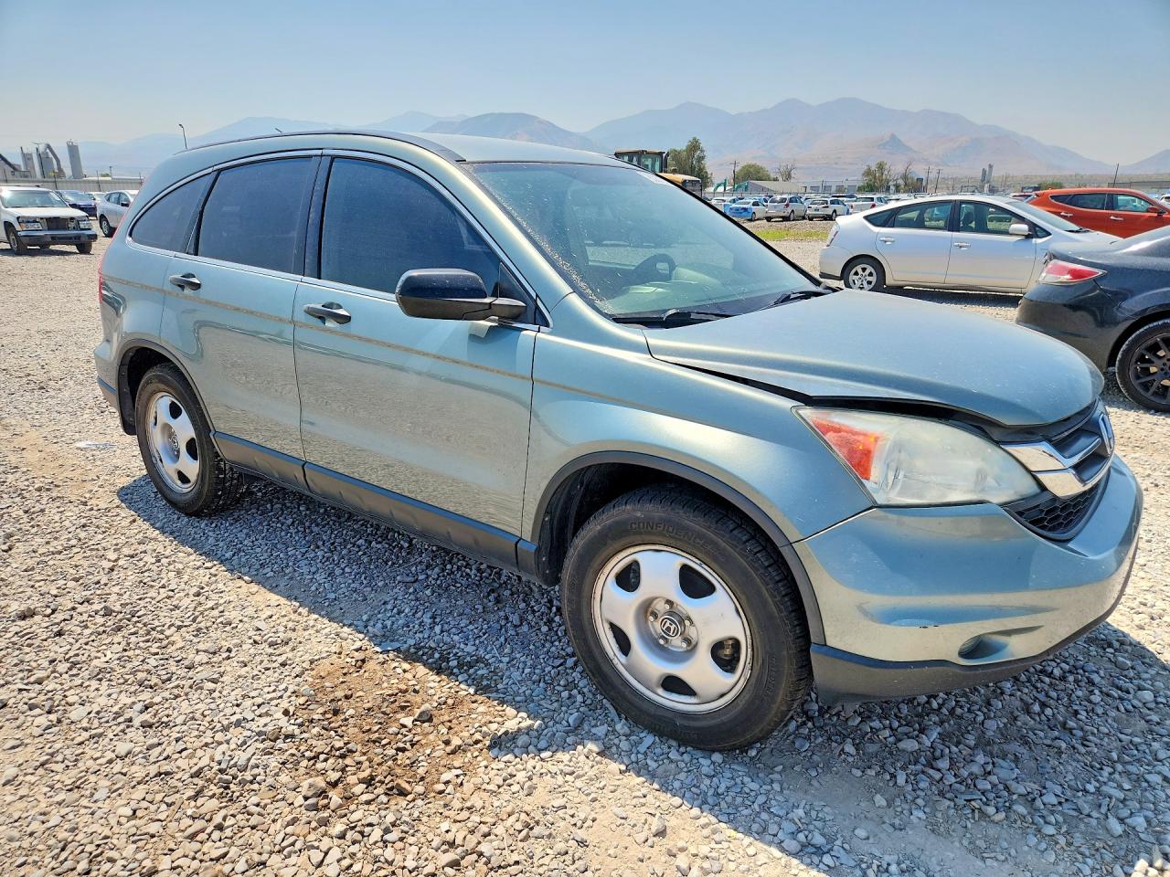 2010 Honda Cr-v Lx Blue vin: 5J6RE3H30AL036497