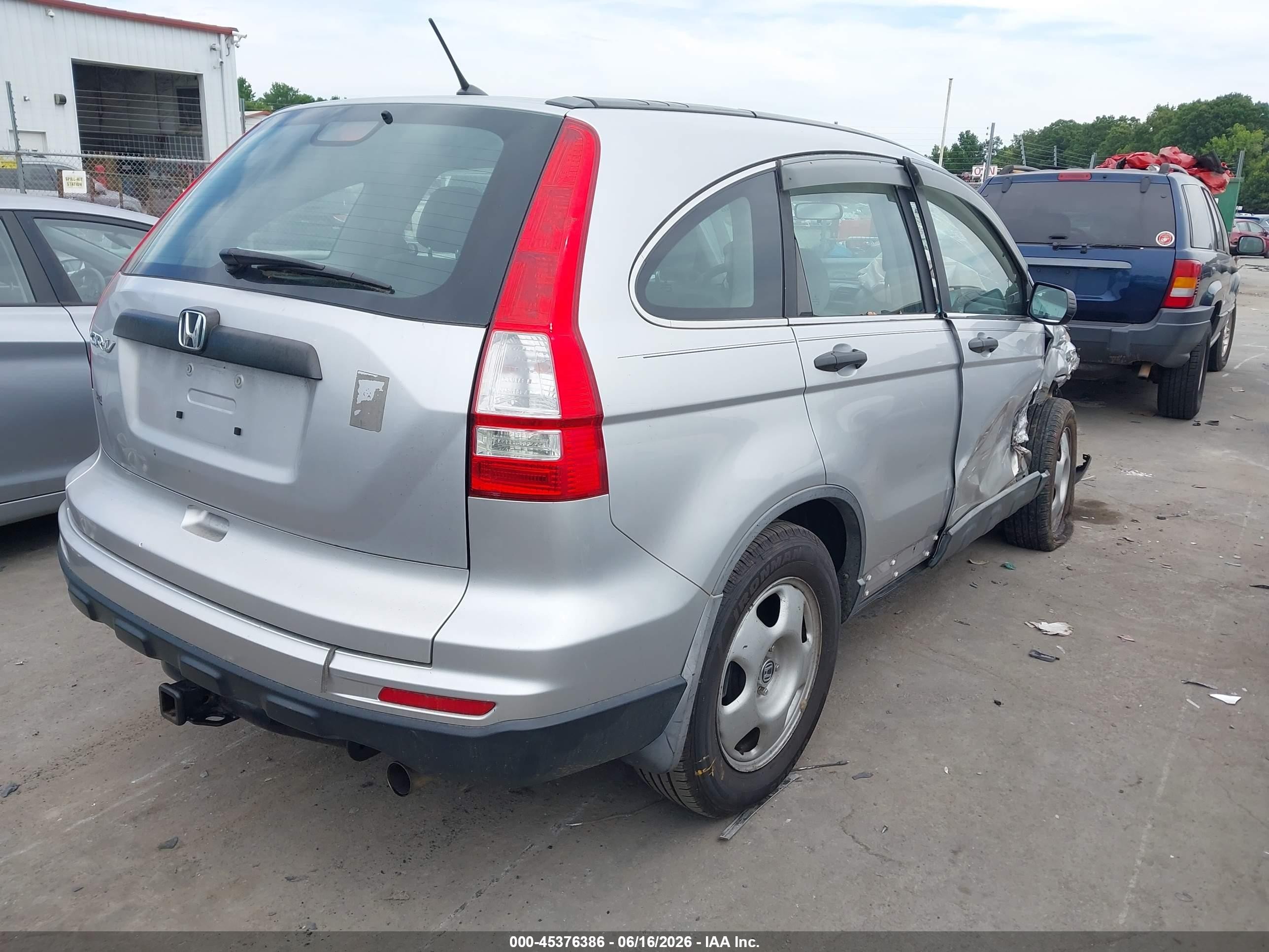 2011 Honda Cr-v Lx Silver vin: 5J6RE3H30BL026537