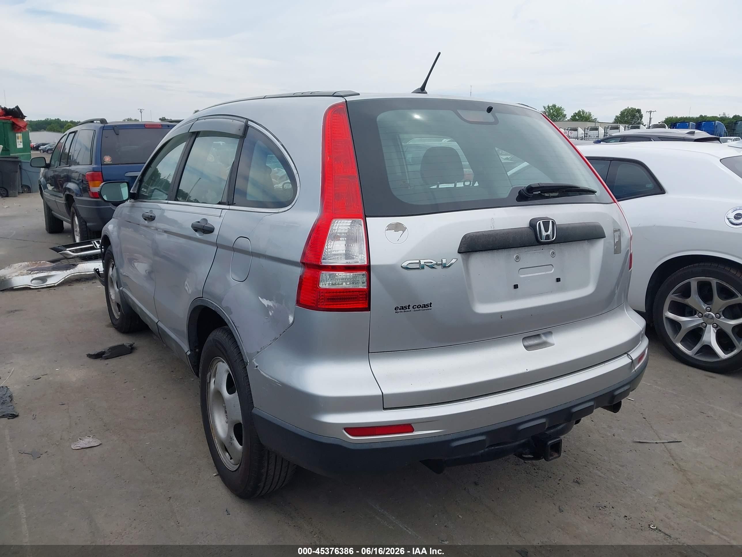 2011 Honda Cr-v Lx Silver vin: 5J6RE3H30BL026537