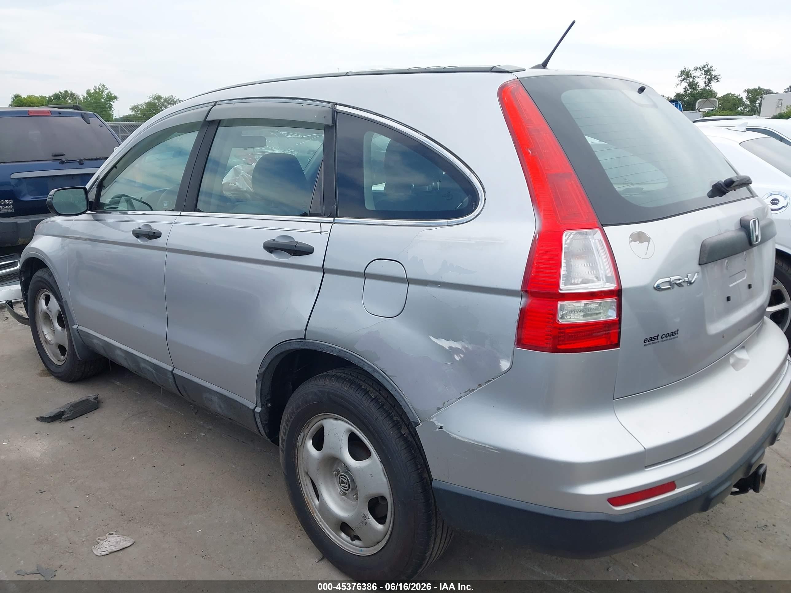 2011 Honda Cr-v Lx Silver vin: 5J6RE3H30BL026537