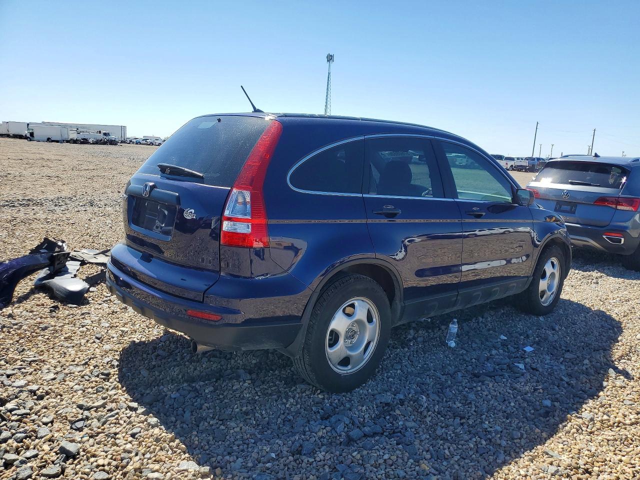 2011 Honda Cr-v Lx Blue vin: 5J6RE3H30BL040311