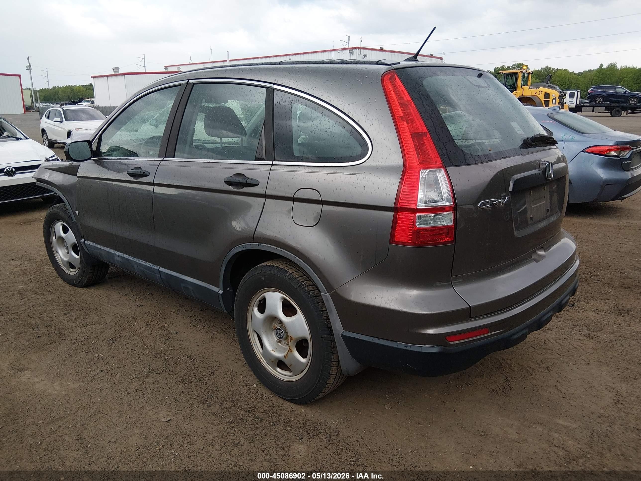 2010 Honda Cr-v Lx Gray vin: 5J6RE3H31AL000219