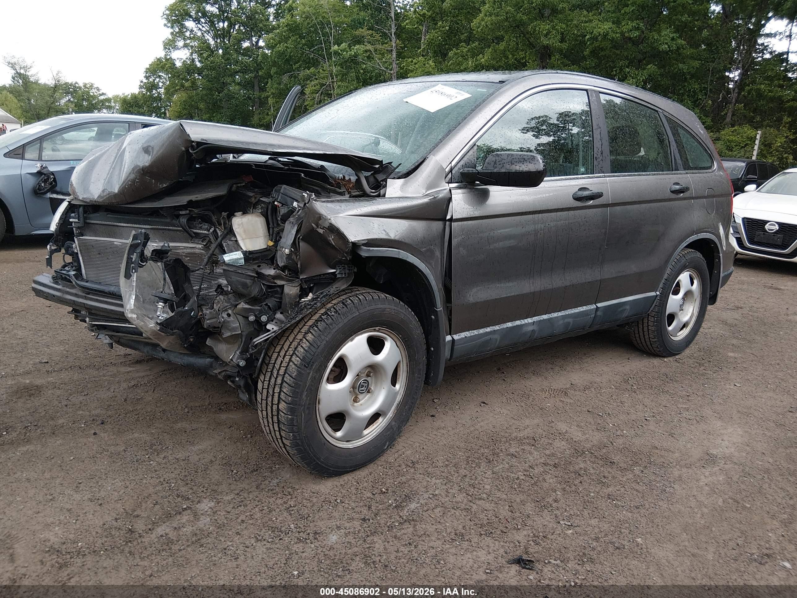 2010 Honda Cr-v Lx Gray vin: 5J6RE3H31AL000219