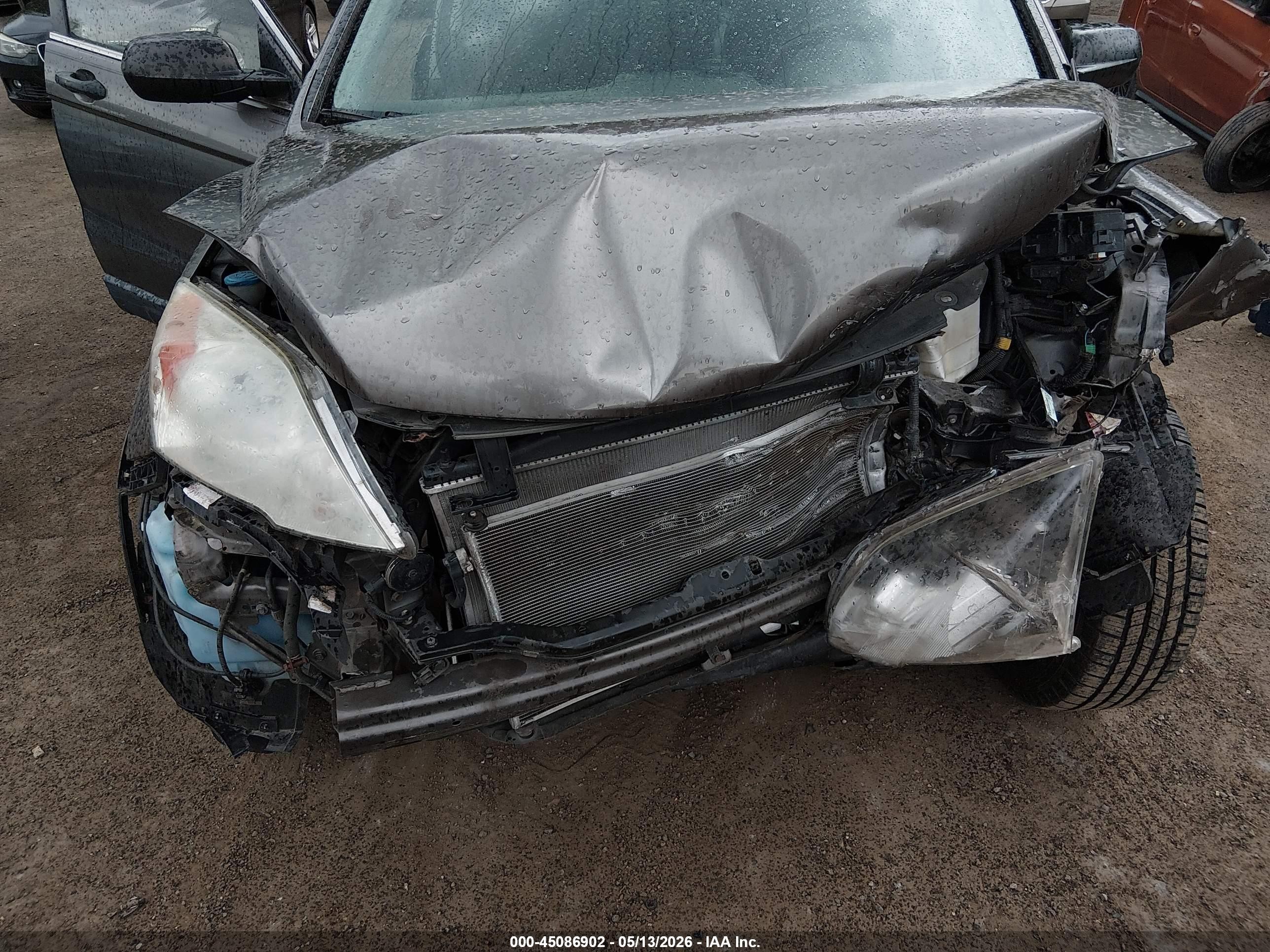 2010 Honda Cr-v Lx Gray vin: 5J6RE3H31AL000219