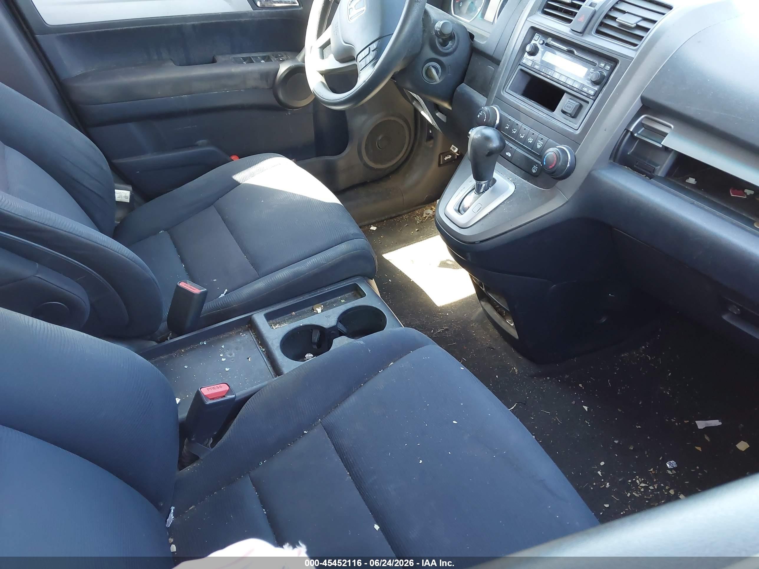2010 Honda Cr-v Lx Gray vin: 5J6RE3H31AL043314