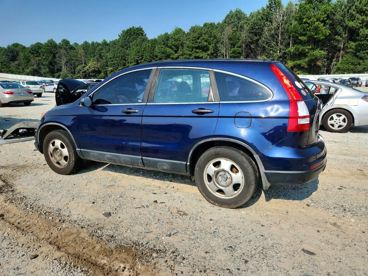 2010 Honda Cr-v Lx Blue vin: 5J6RE3H31AL048755