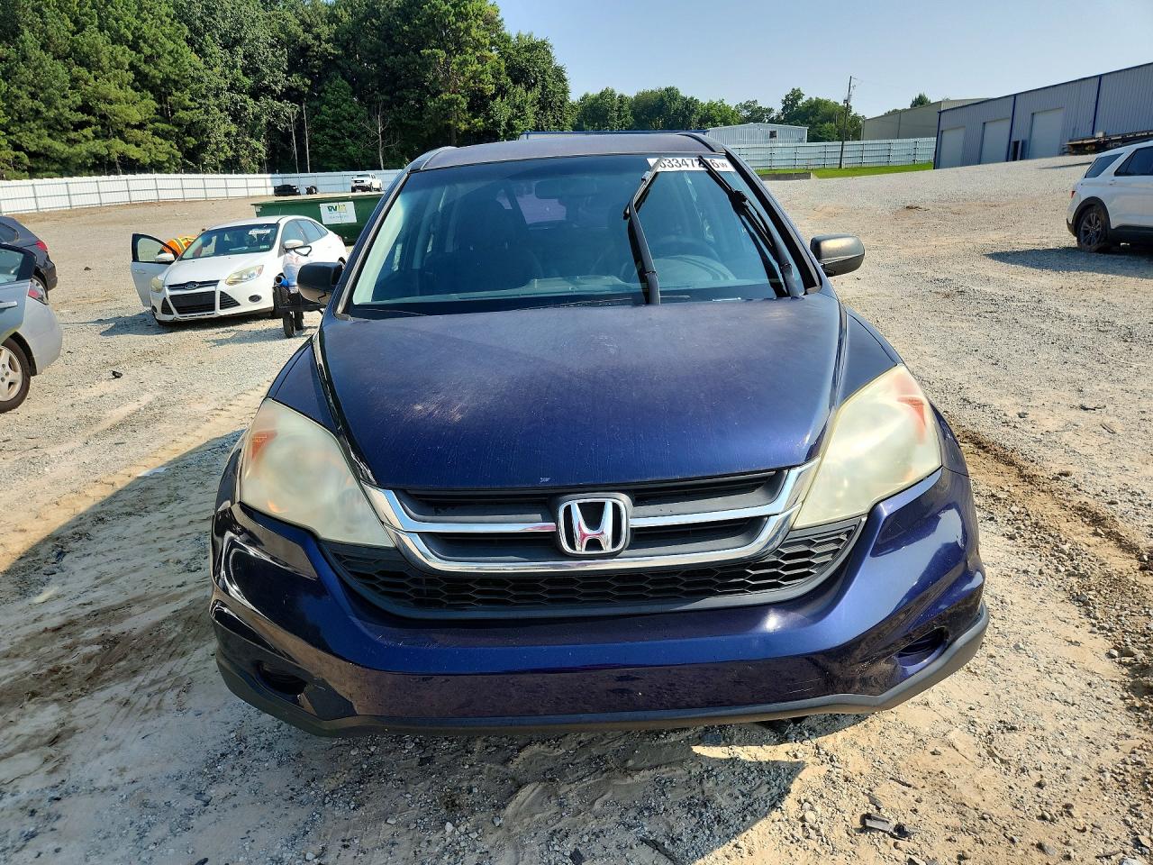 2010 Honda Cr-v Lx Blue vin: 5J6RE3H31AL048755