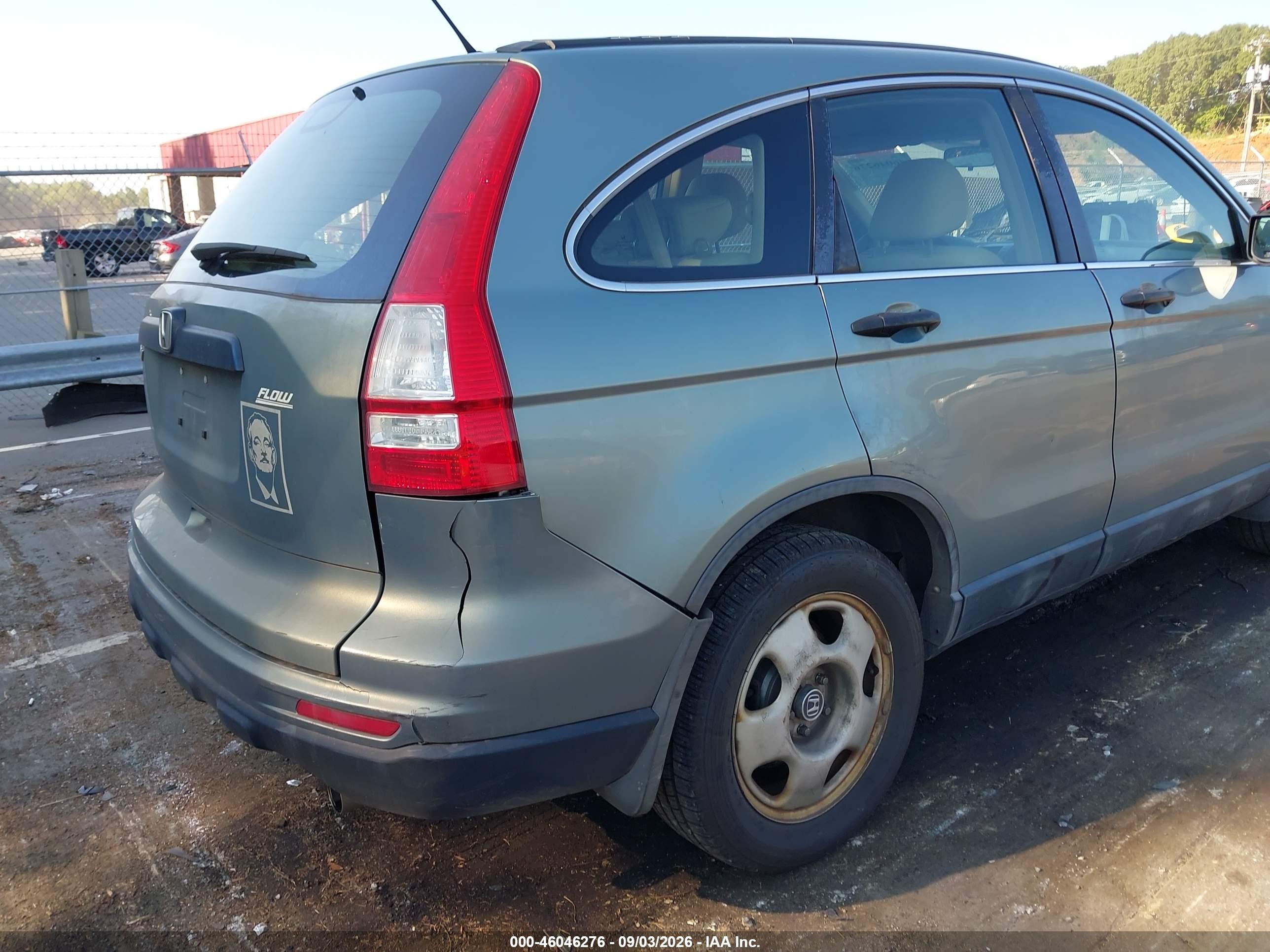 2010 Honda Cr-v Lx Light Blue vin: 5J6RE3H31AL050554